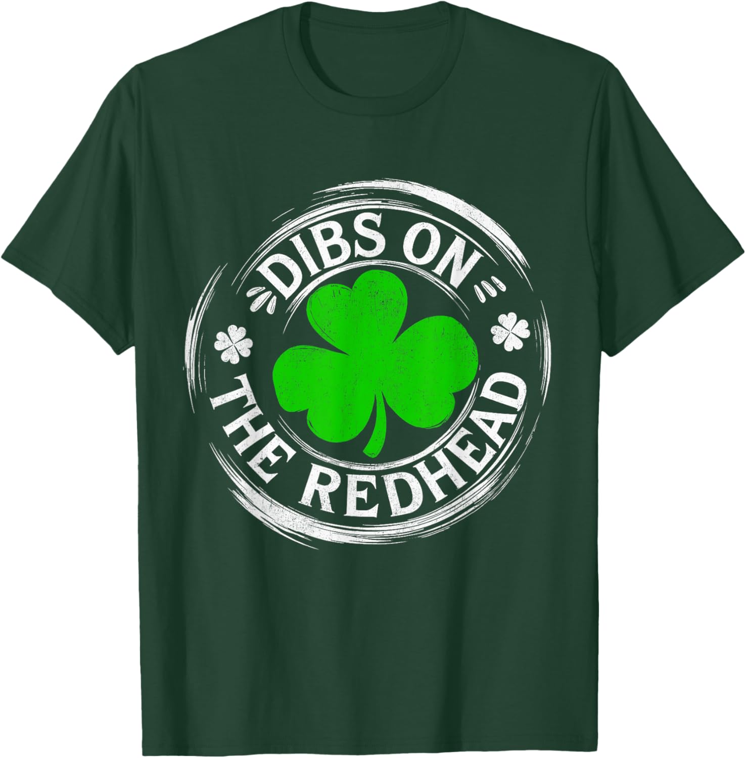 Dibs On The Redhead Funny St Patrick's Day T-Shirt for Fun Celebrations - 9