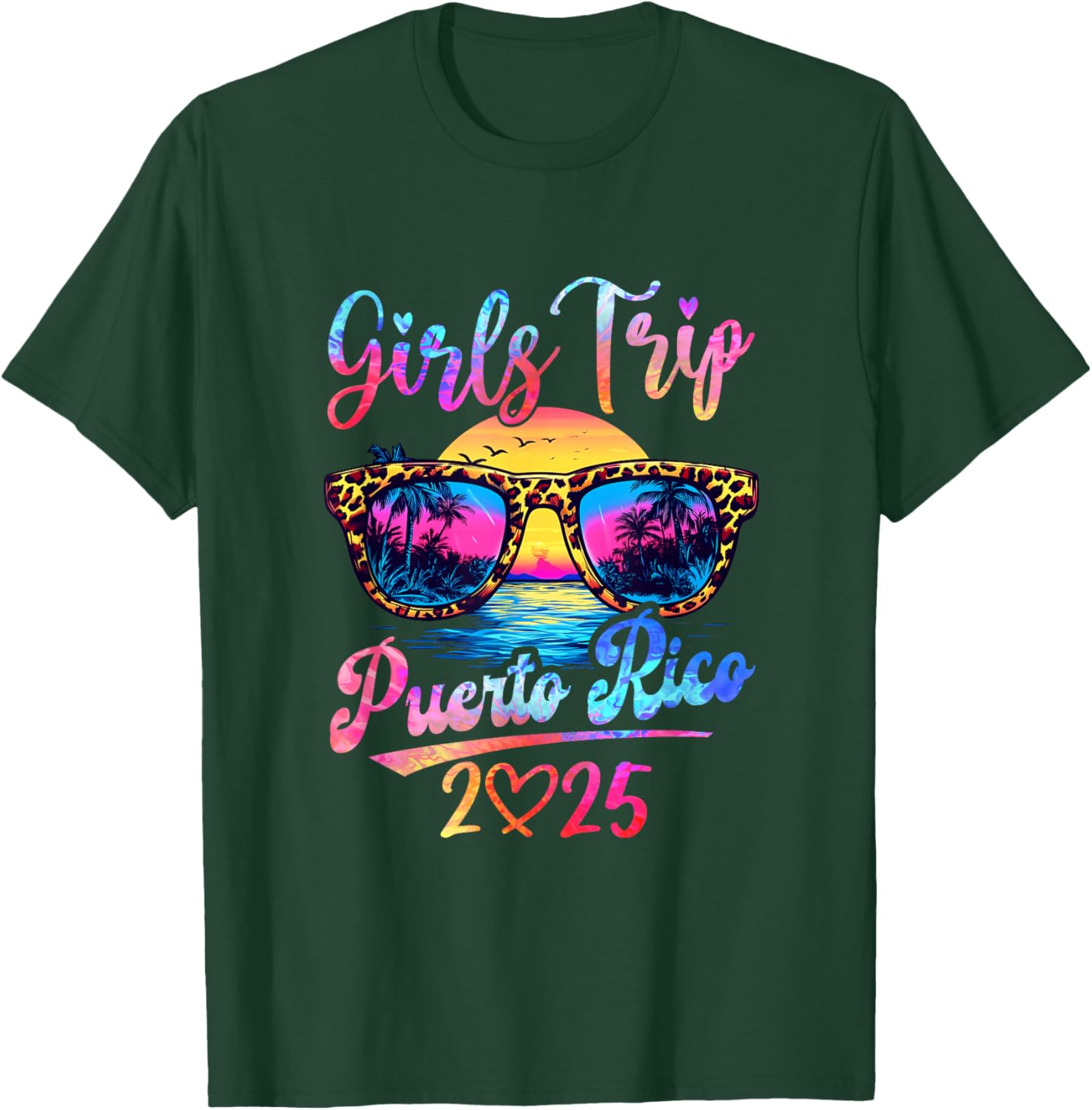 Girls Trip Puerto Rico 2025 Matching T-Shirt for Summer Vacation Fun - 16