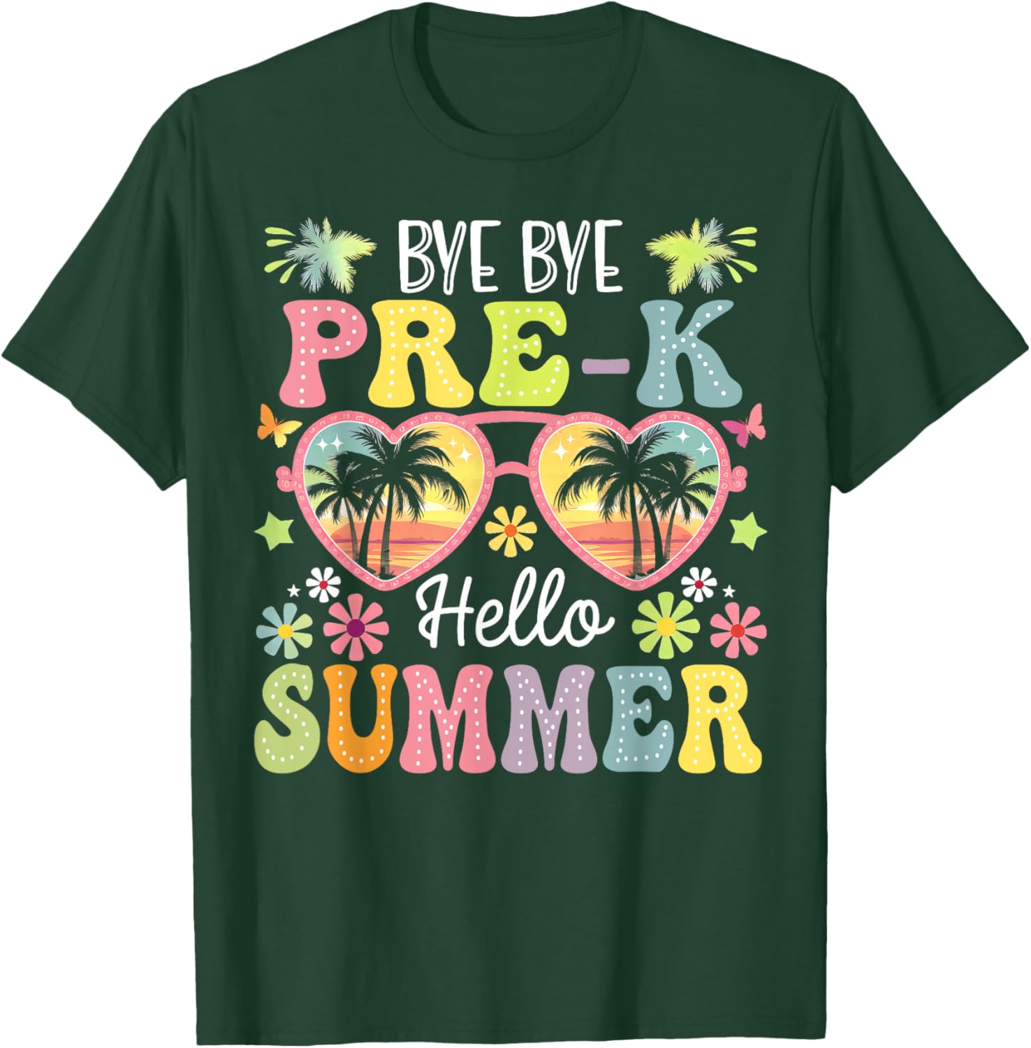 Goodbye Pre-K Hello Summer Boys Kids T-Shirt for Last Day of School - 7