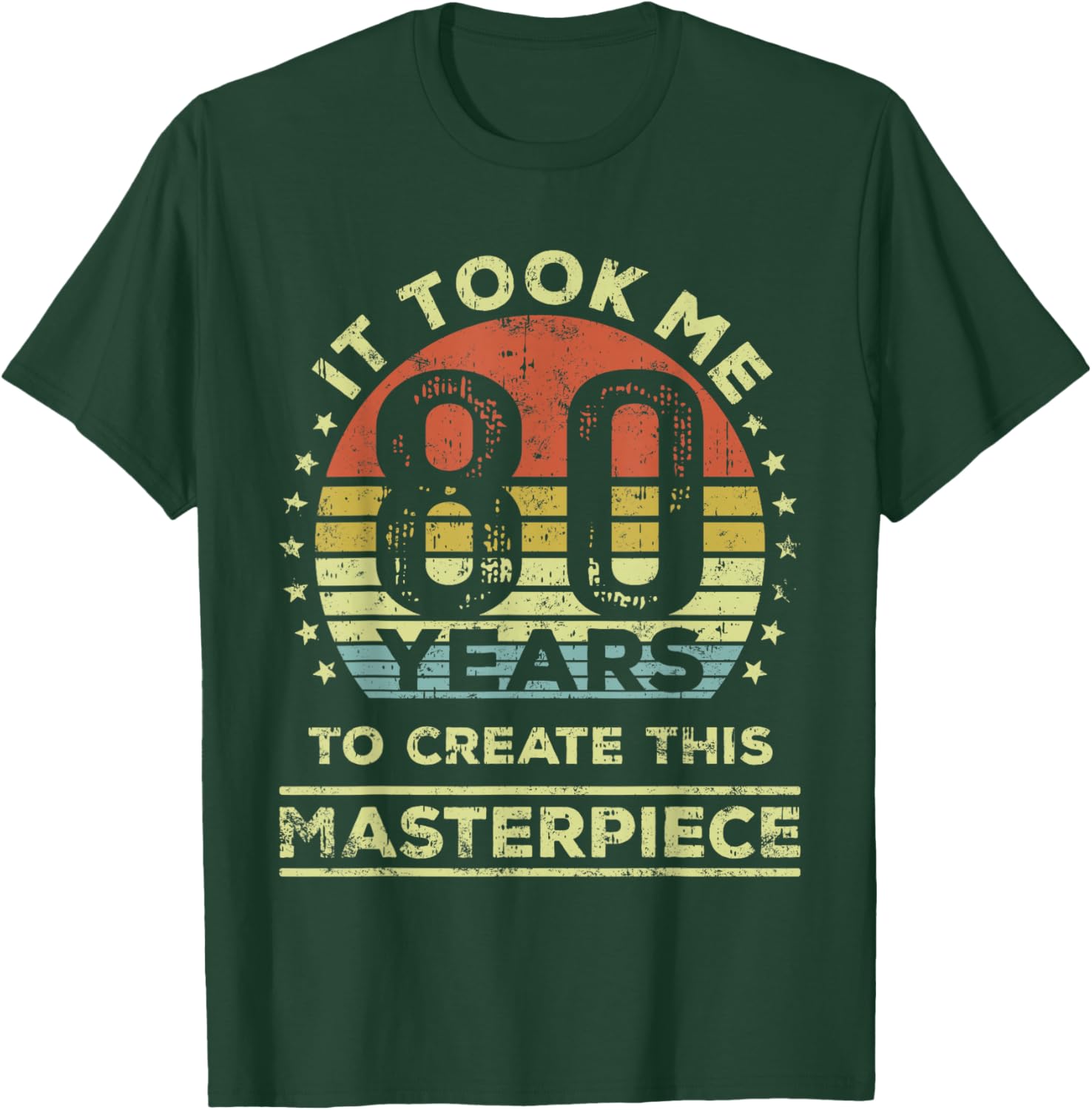 Celebrate 80 Years with This Funny 80th Birthday T-Shirt for Him/Her - 18