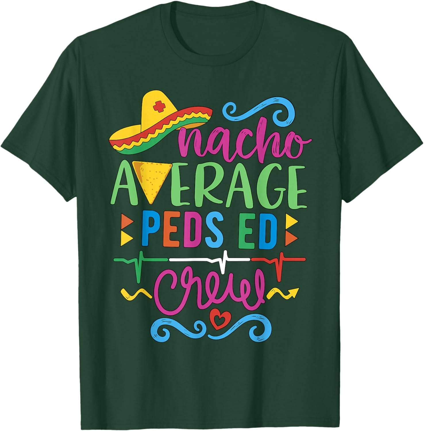 Emergency Nurse Techs Peds ED Crew T-Shirt for Pediatric Healthcare Heroes - 6