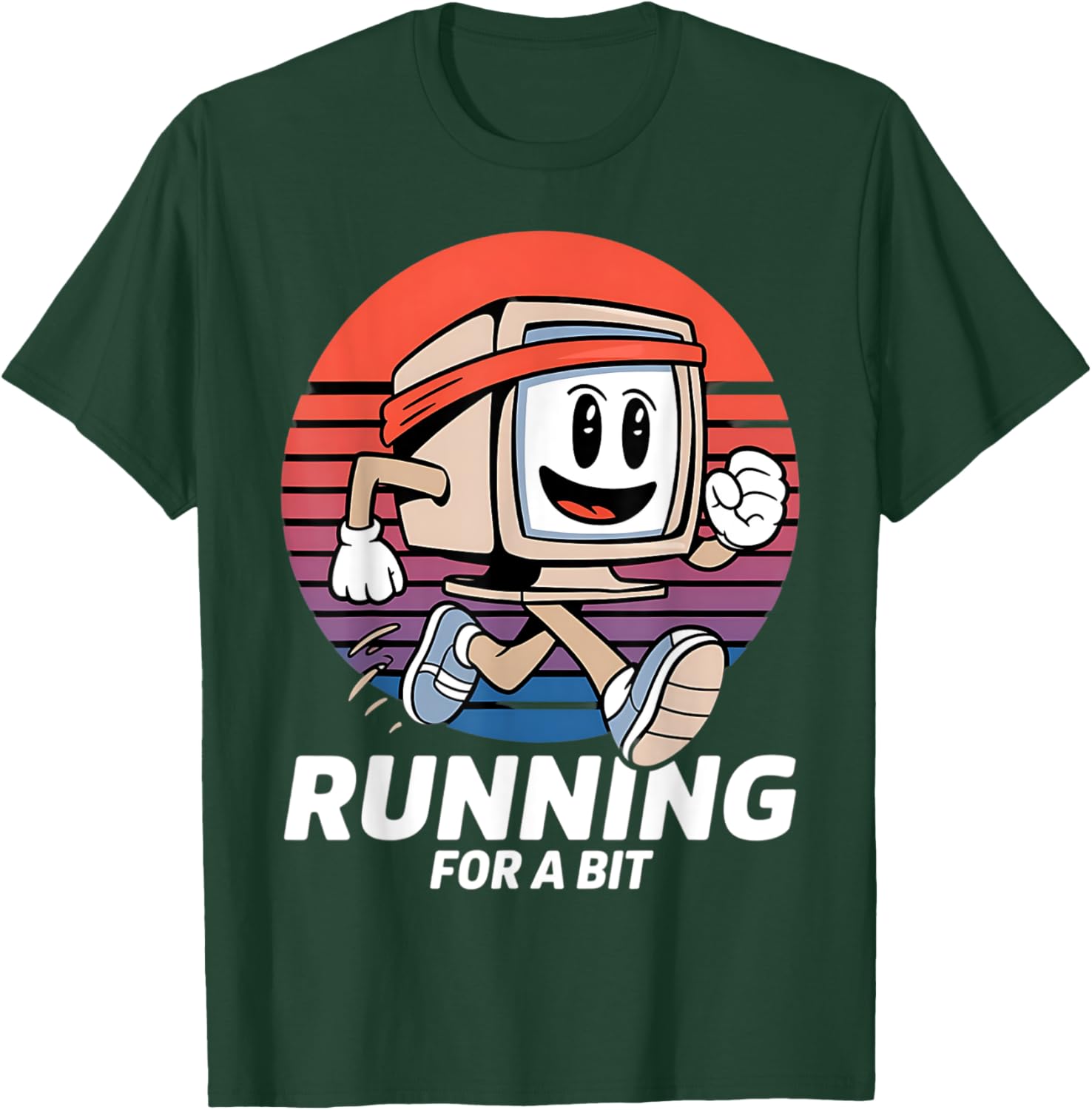Funny IT Computer Jogging Runner T-Shirt for Tech Lovers and Athletes - 14