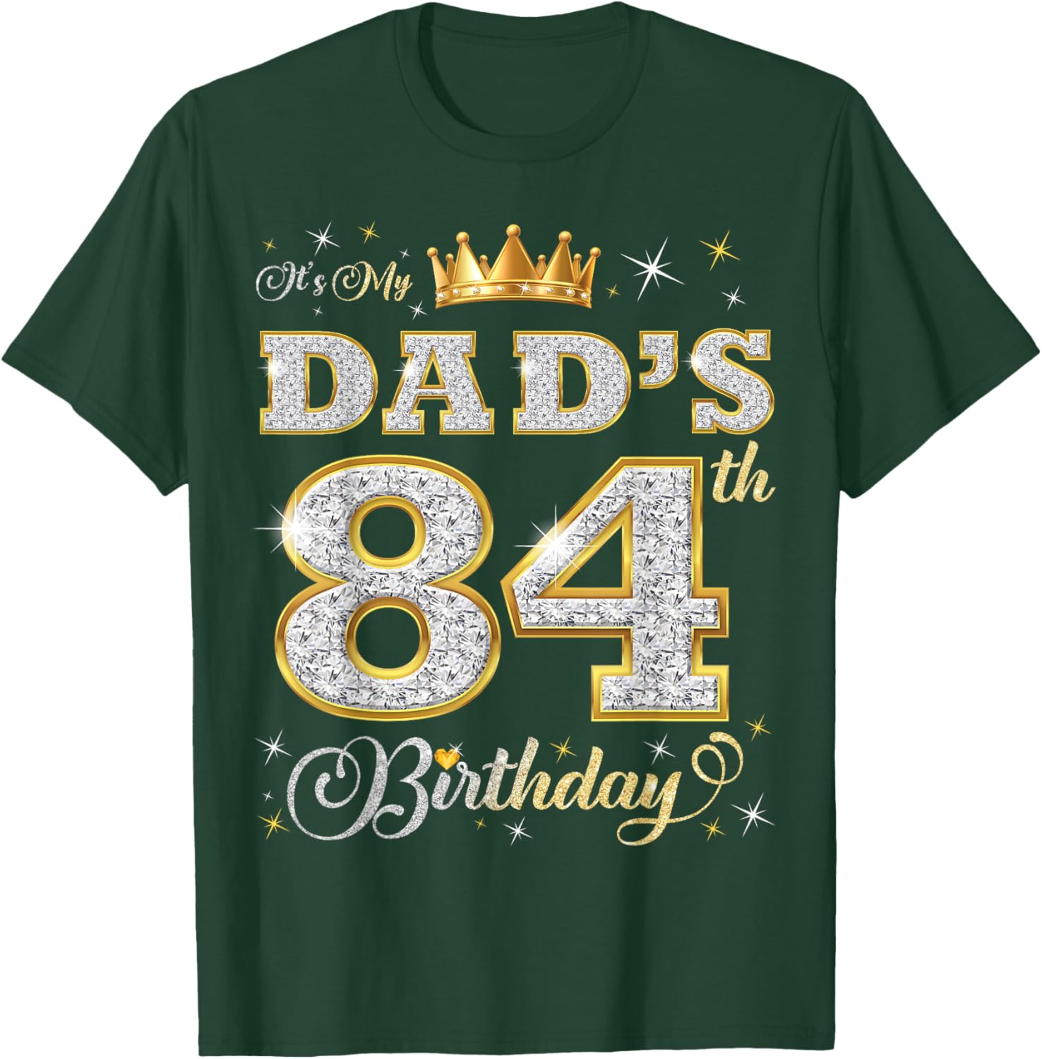 Dad's 84th Birthday T-Shirt Celebrating 84 Years of Love and Life - 1