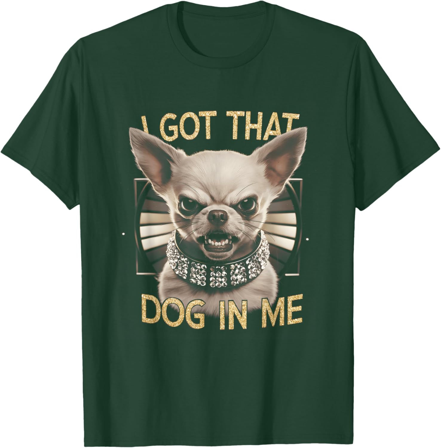 Funny Chihuahua T-Shirt with Angry Face for Dog Lovers Gift - 9