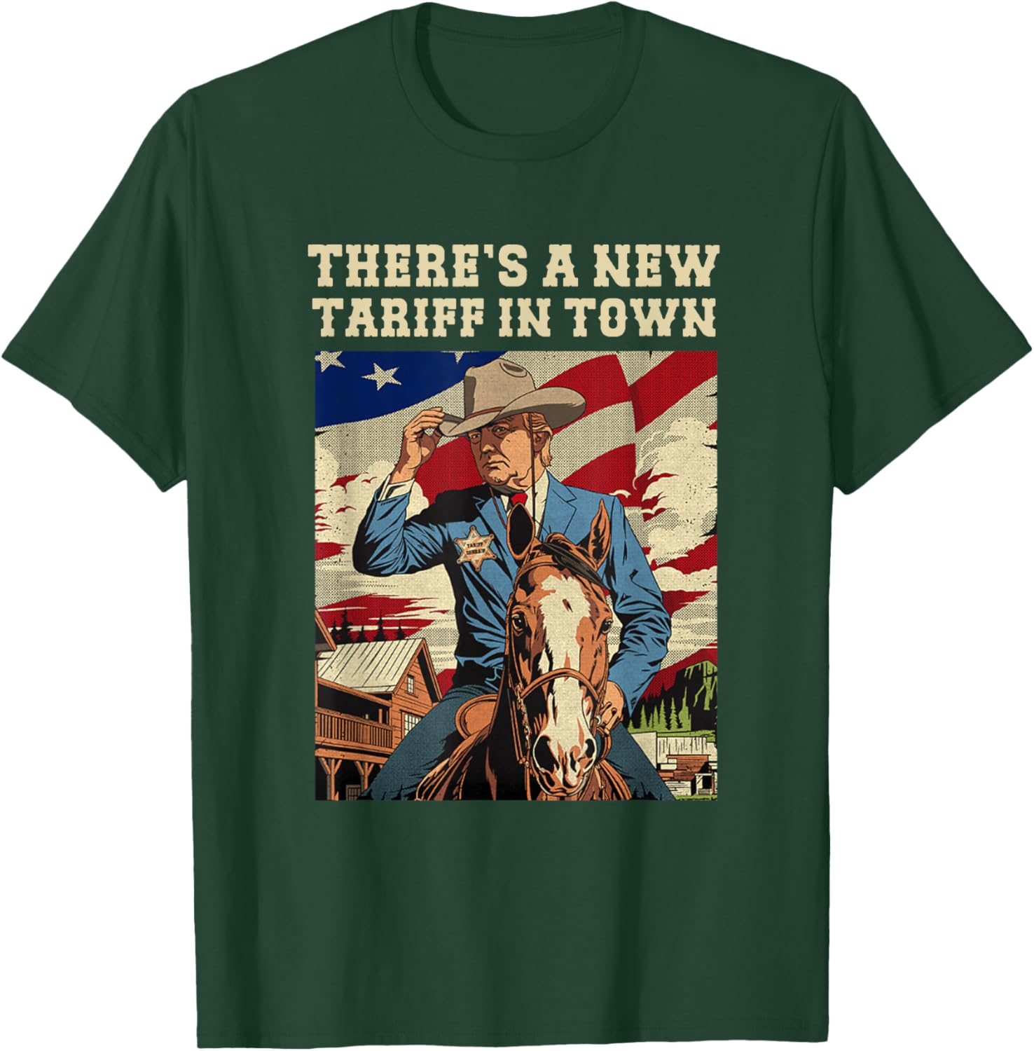 Cool There's A New Tariff In Town T-Shirt for Fun Casual Wear - 9