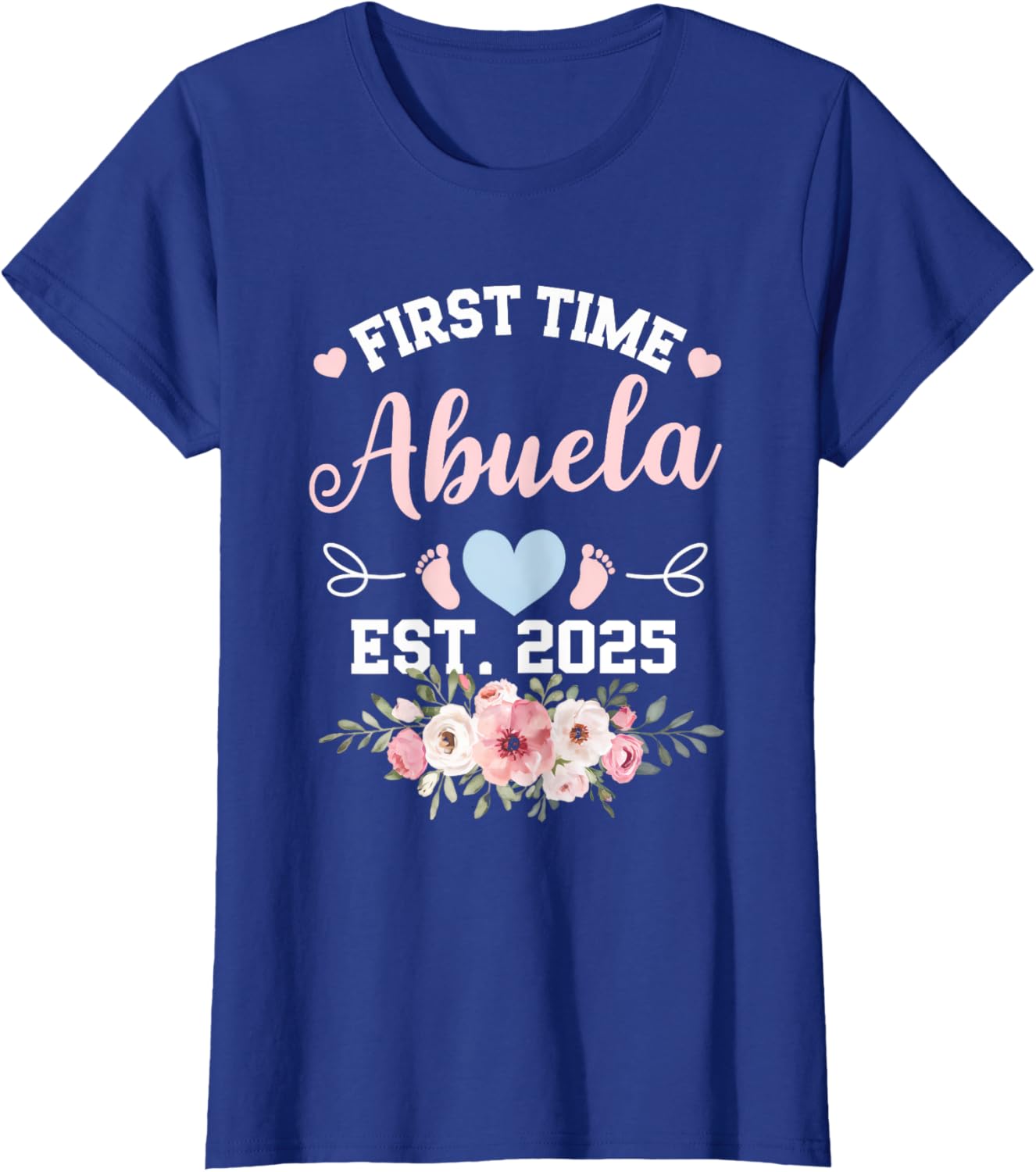 Cute Women's First Time Abuela 2025 Mother's Day Pregnancy T-Shirt - 9