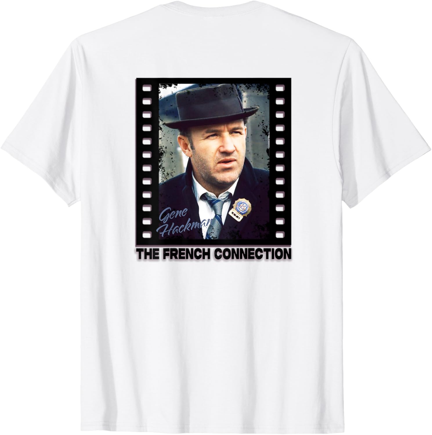 Gene Hackman Back Printed T-Shirt for Cool Casual Style and Comfort - 16
