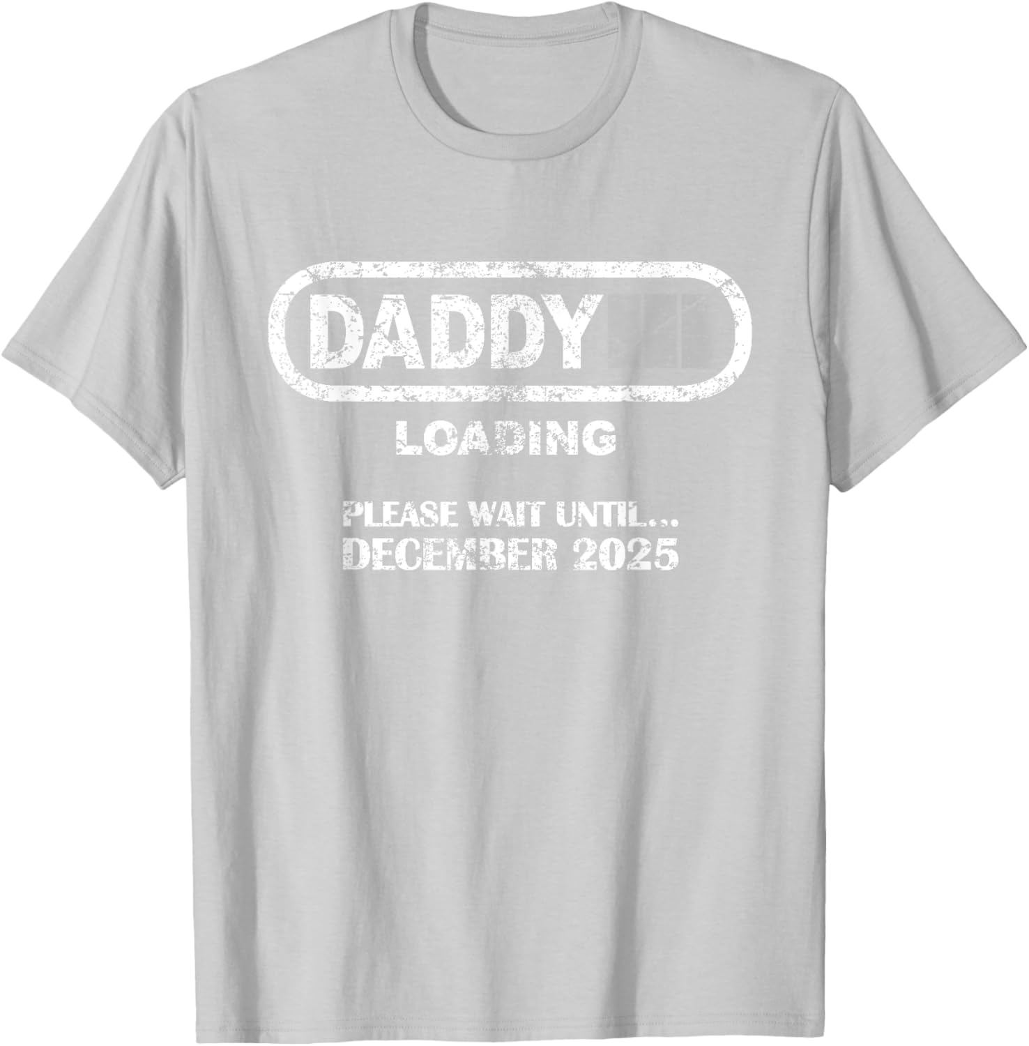 Daddy To Be December 2025 Vintage Style New Dad Loading T-Shirt - 14