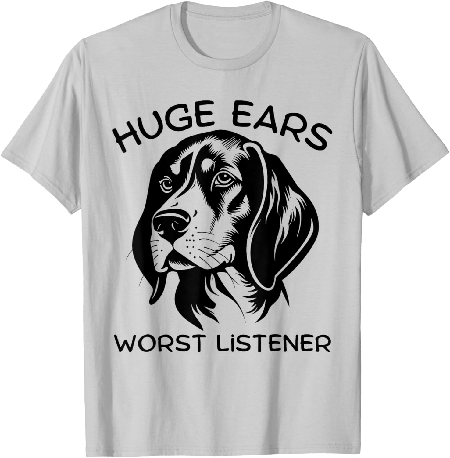 Funny Beagle Dog T-Shirt for Men and Women with Huge Ears and Attitude - 10