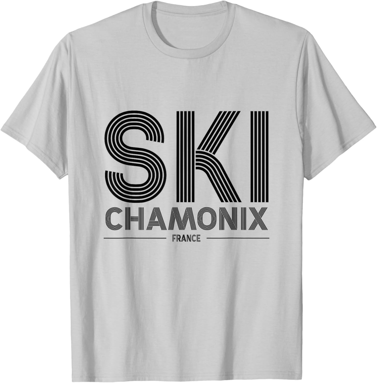 Chamonix Ski Resort T-Shirt for Ski Lovers in the French Alps - 16