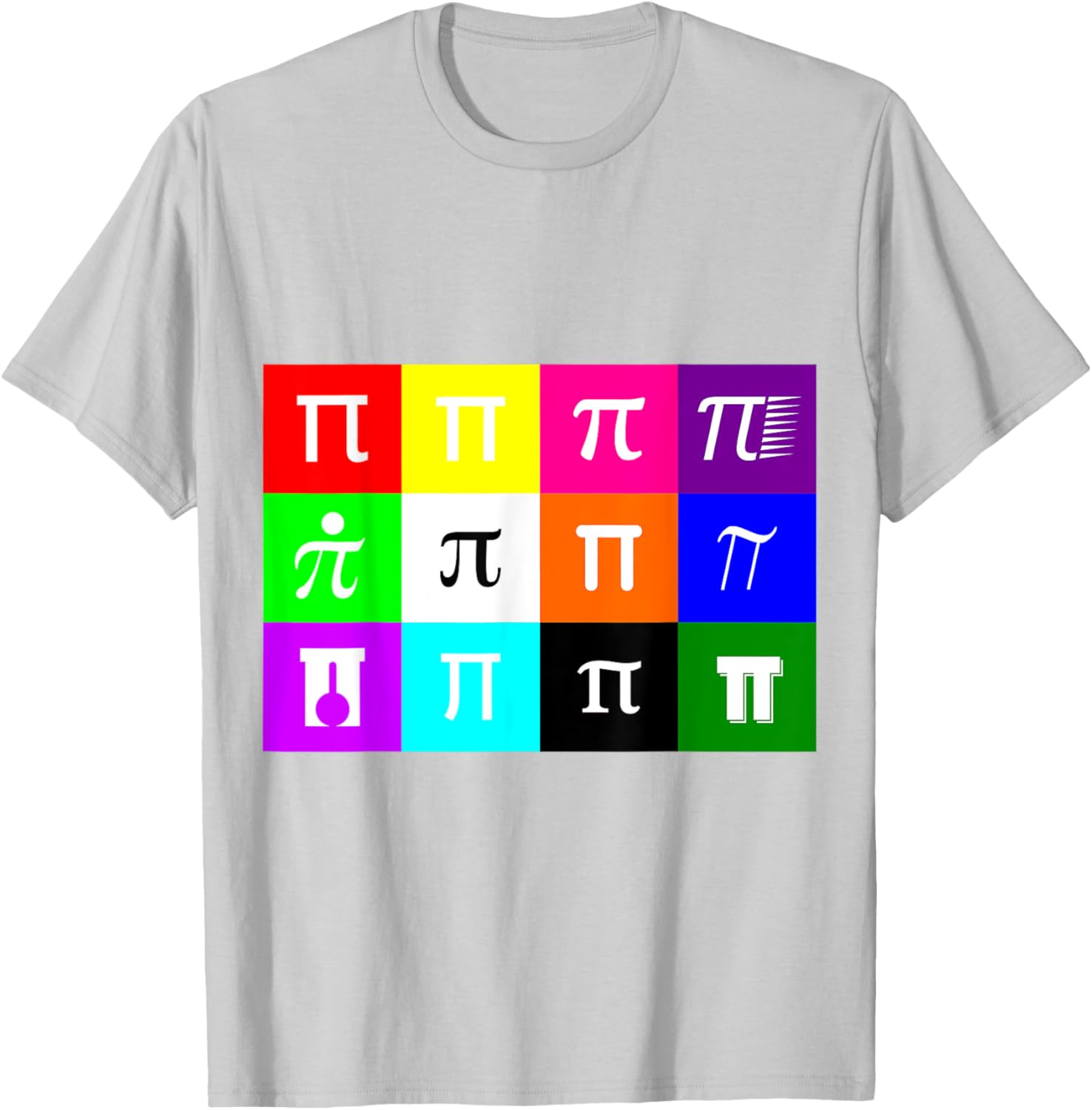 Colorblock Happy Pi Day T-Shirt for Math Geometry Nerds and Geeks - 26
