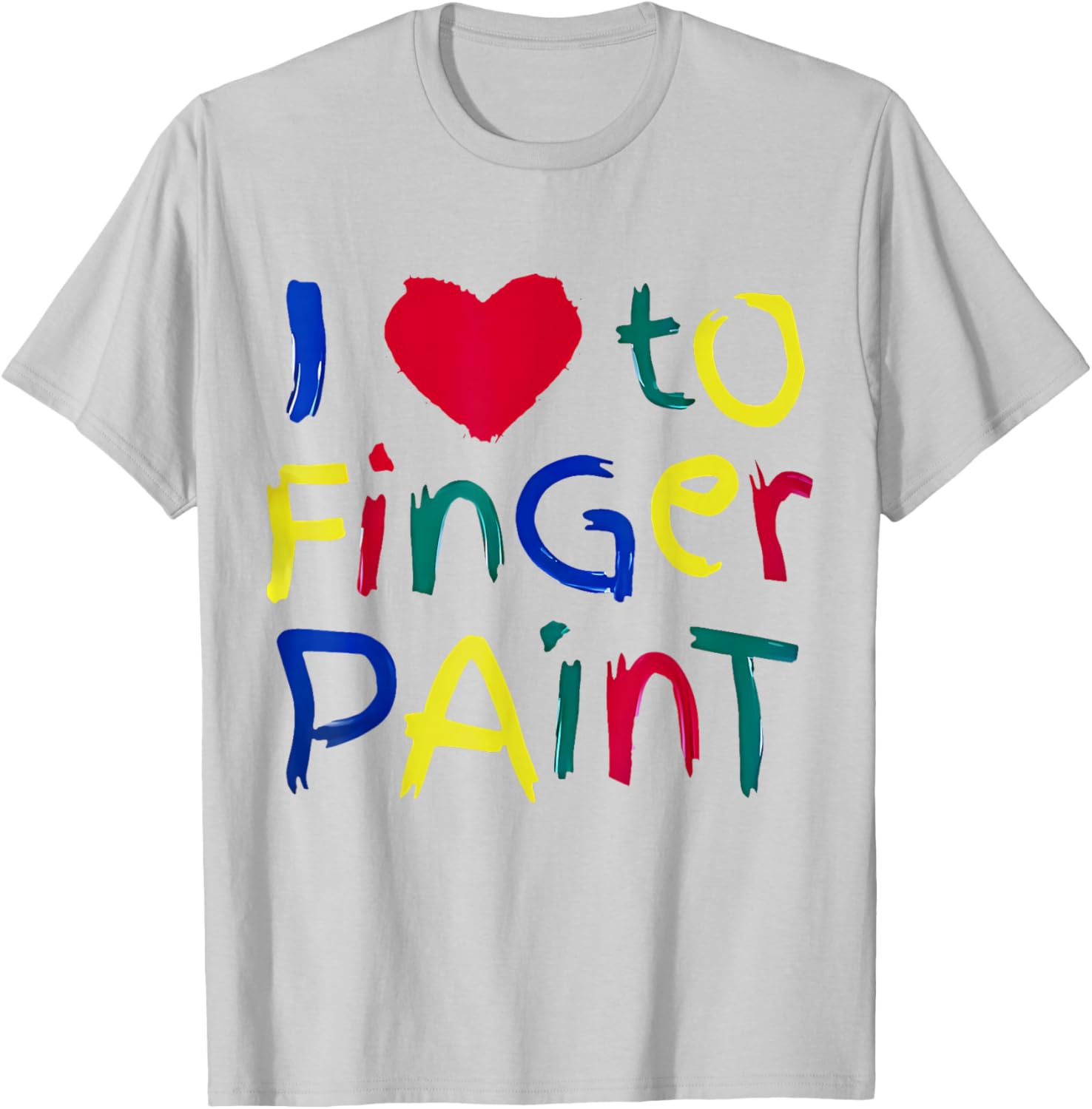 Cute Couple Finger Painting T-Shirt for Artsy Couples and Creative Fun - 10