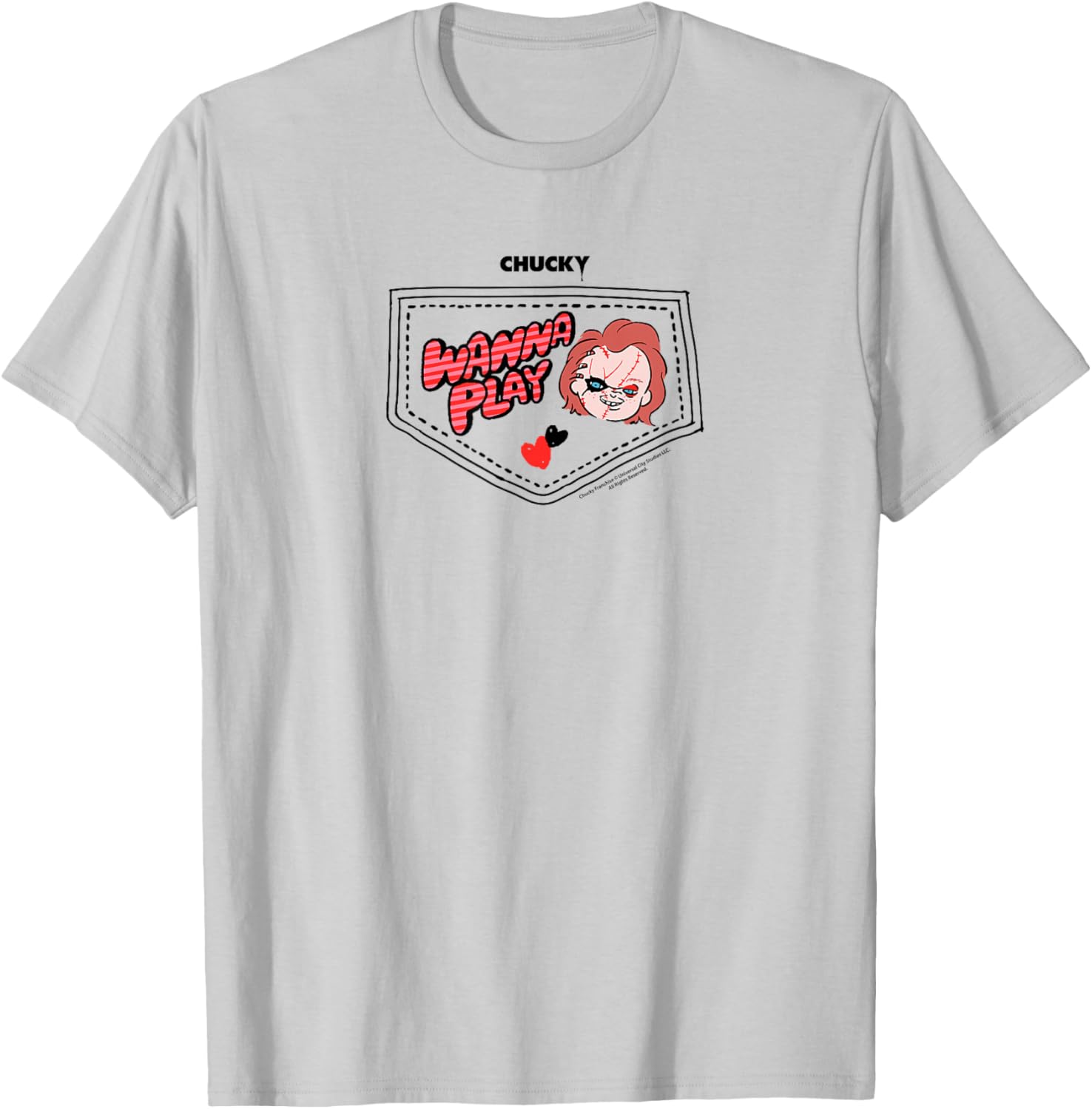 Chucky Wanna Play Faux Pocket T-Shirt for Trendy Kids' Fashion - 23