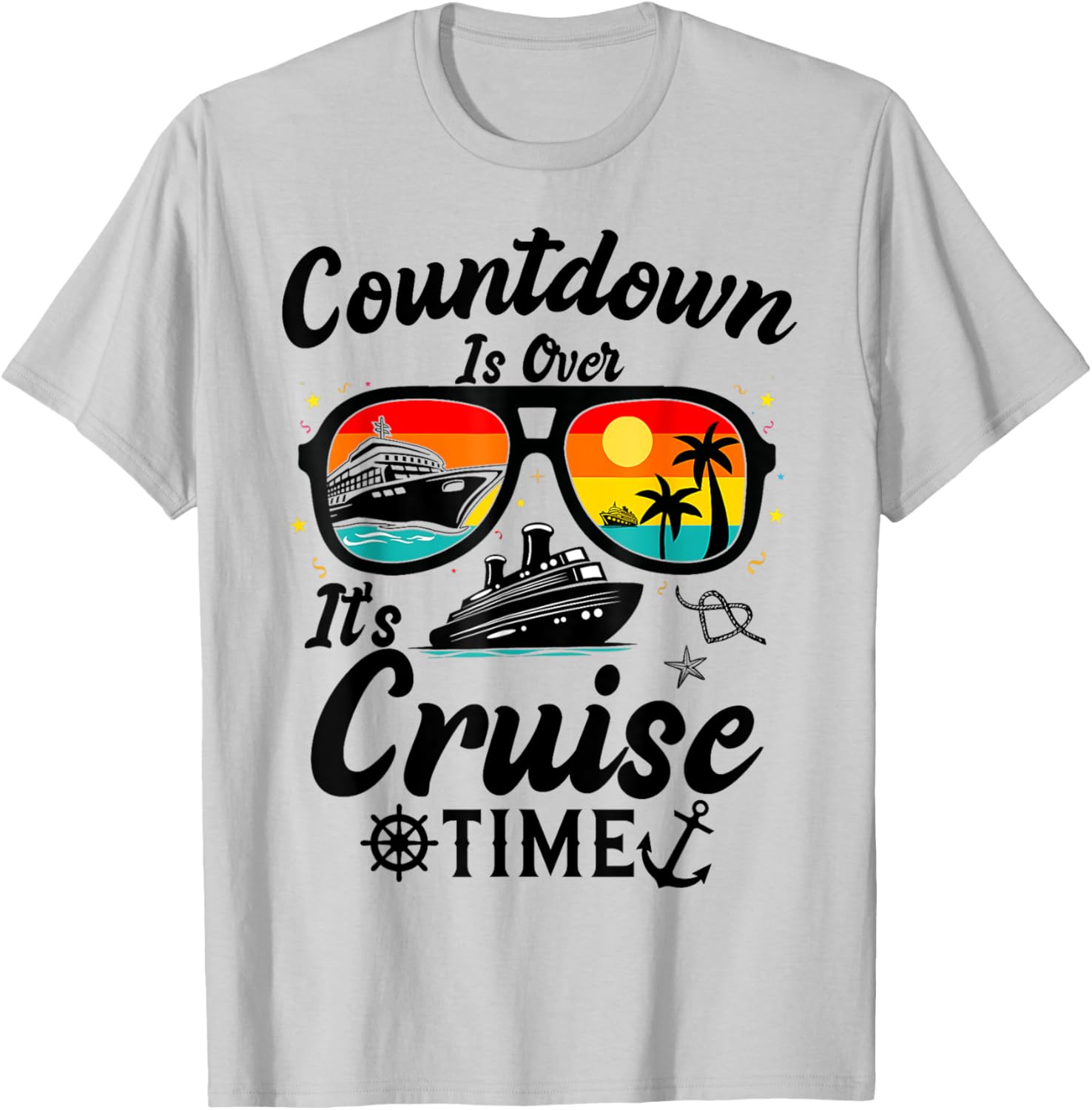 Cruise Time Countdown T-Shirt for Men and Women - Fun Vacation Apparel - 11