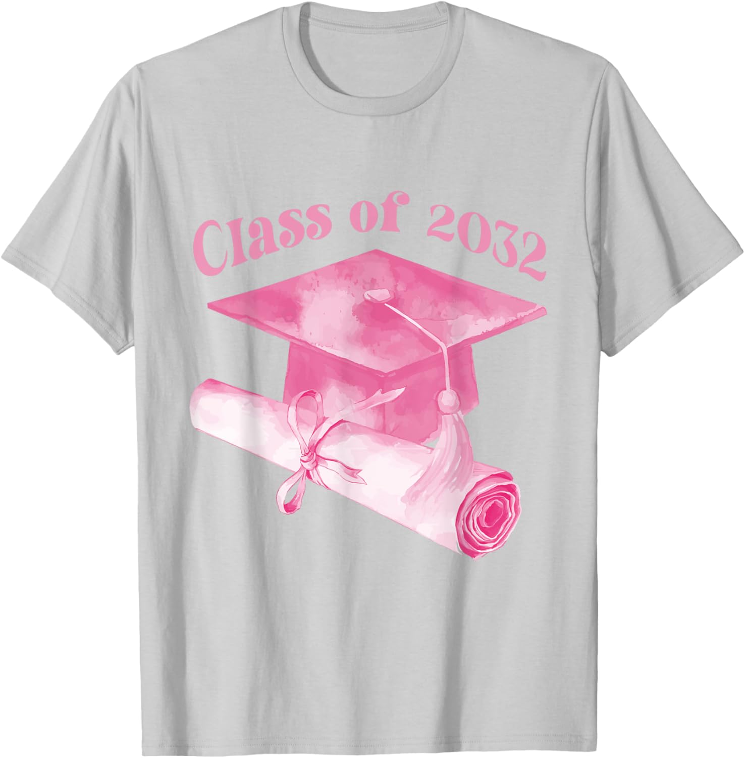 Class of 2032 Graduation Cap T-Shirt for Back to School Fun - 15