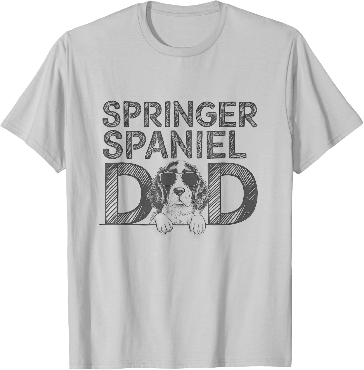 Cute English Springer Spaniel Dad T-Shirt Perfect for Dog Lovers - 8