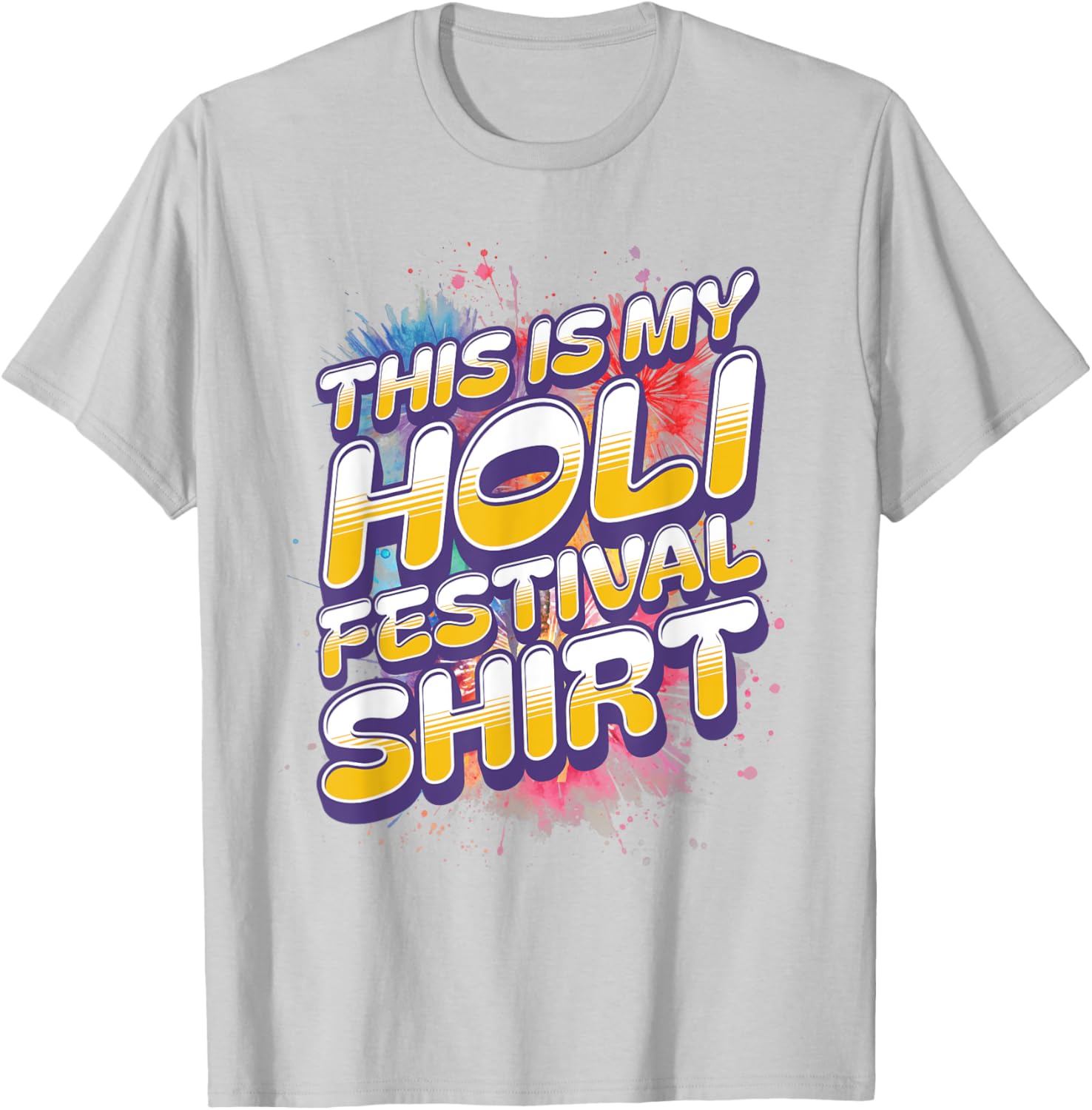 Colorful Holi Festival Shirt for Men and Women - Celebrate in Style - 2