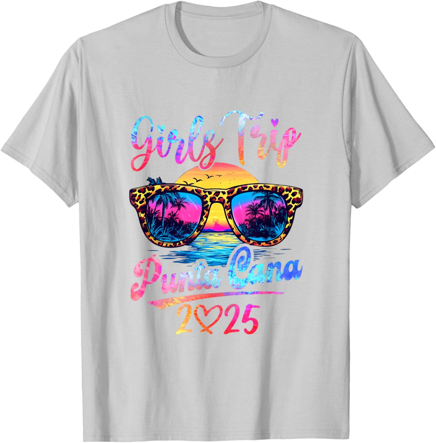 Girls Trip Punta Cana 2025 Matching T-Shirt for Women Summer Fun - 3