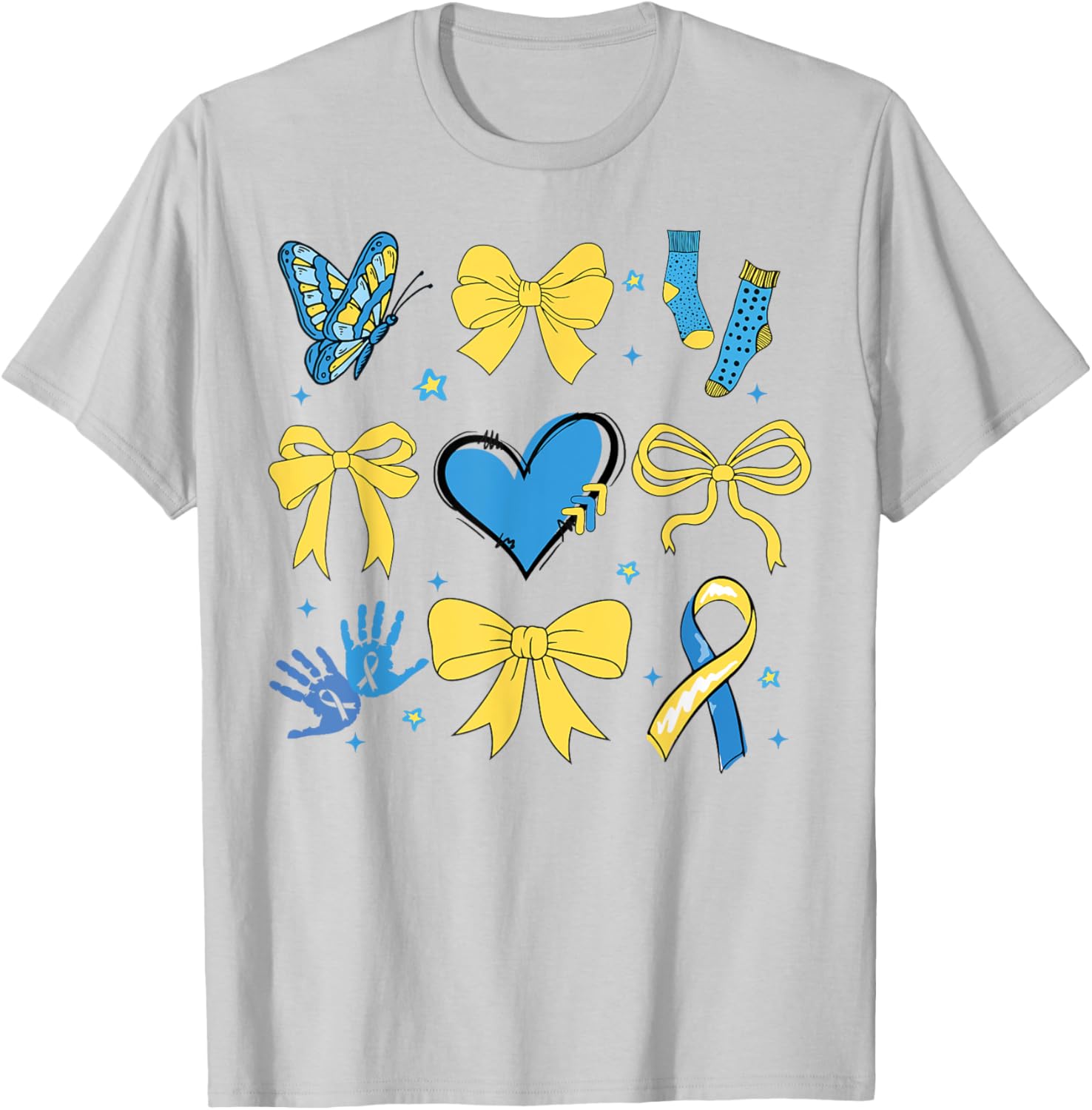 Coquette Bow T-Shirt for Girls - Trisomy 21 Down Syndrome Awareness - 14