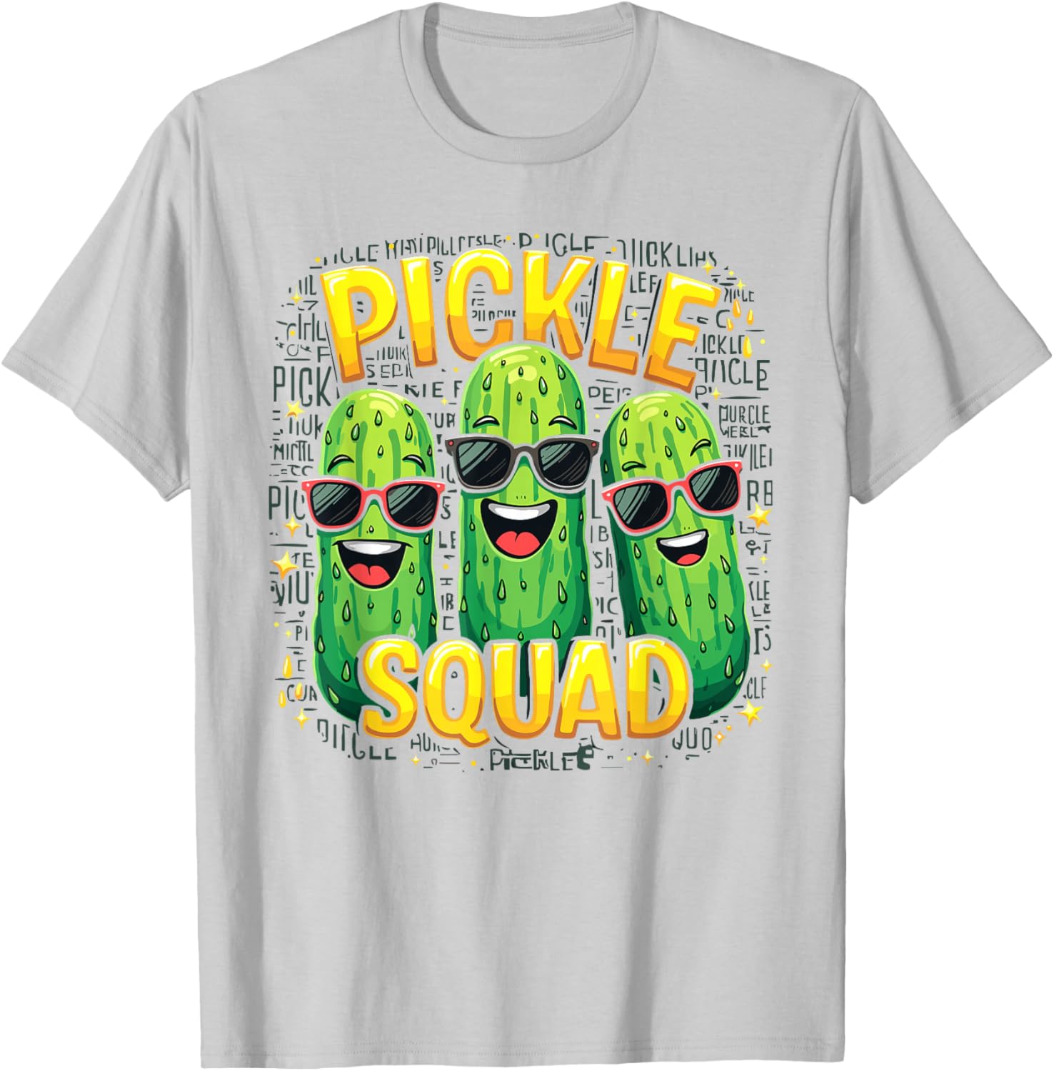 Cute Pickle Squad Shirt Fun Cucumber Jar T-Shirt for Pickle Lovers - 11