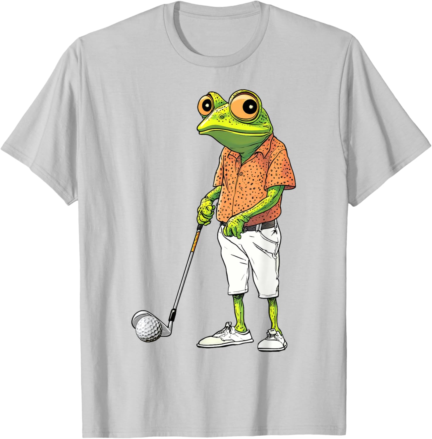 Cute Frog Golf Player T-Shirt for Golf Lovers and Animal Fans - 11