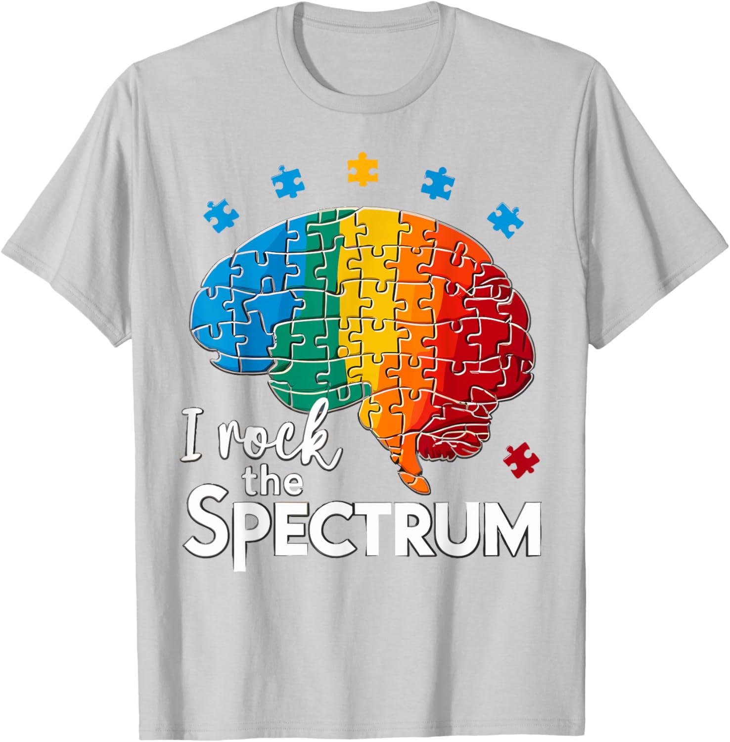 Cute Autism Awareness T-Shirt for Toddlers I Rock The Spectrum Design - 3