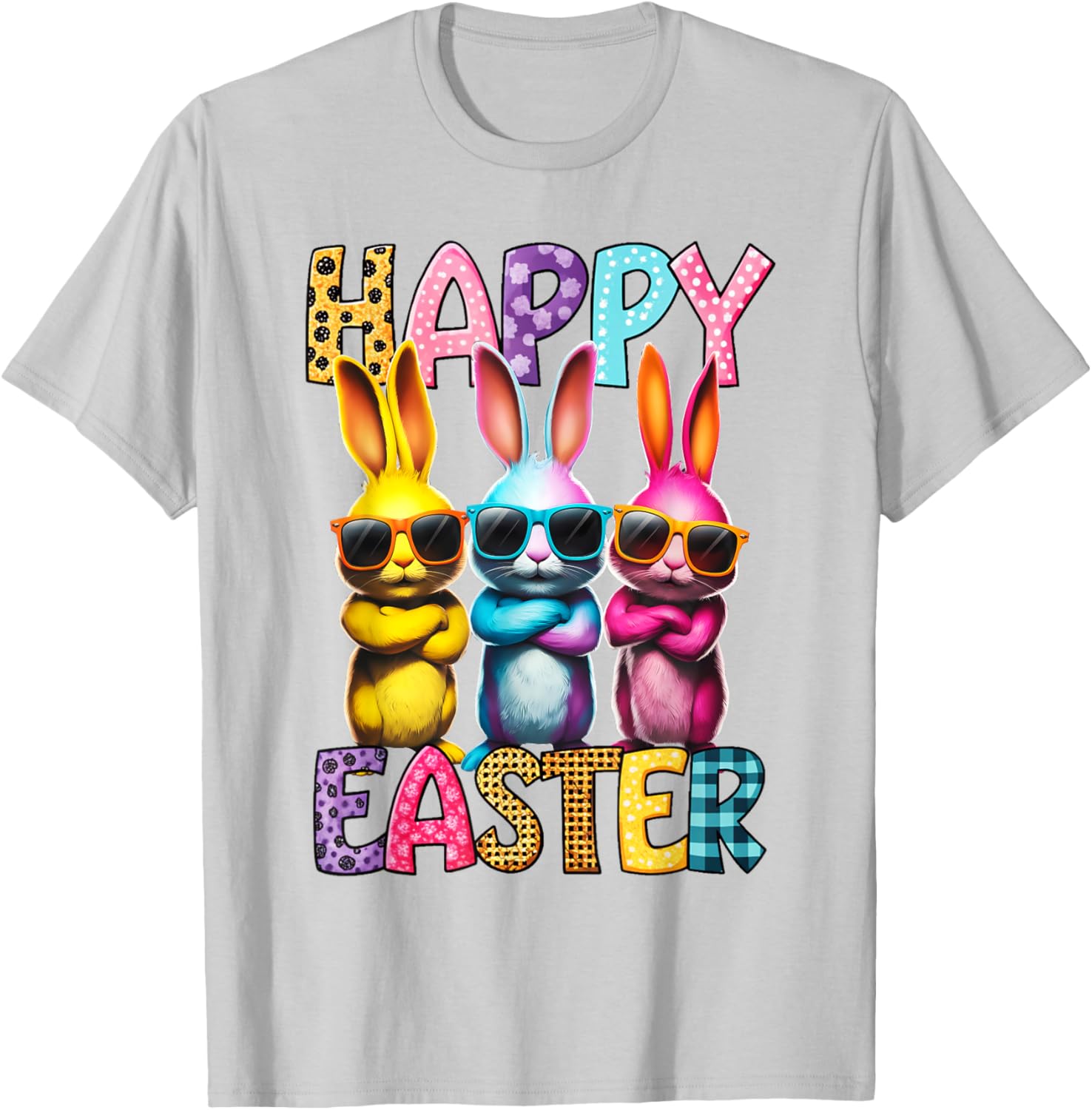 Funny Easter Bunny T-Shirt for Kids and Adults - Happy Easter Tees - 3