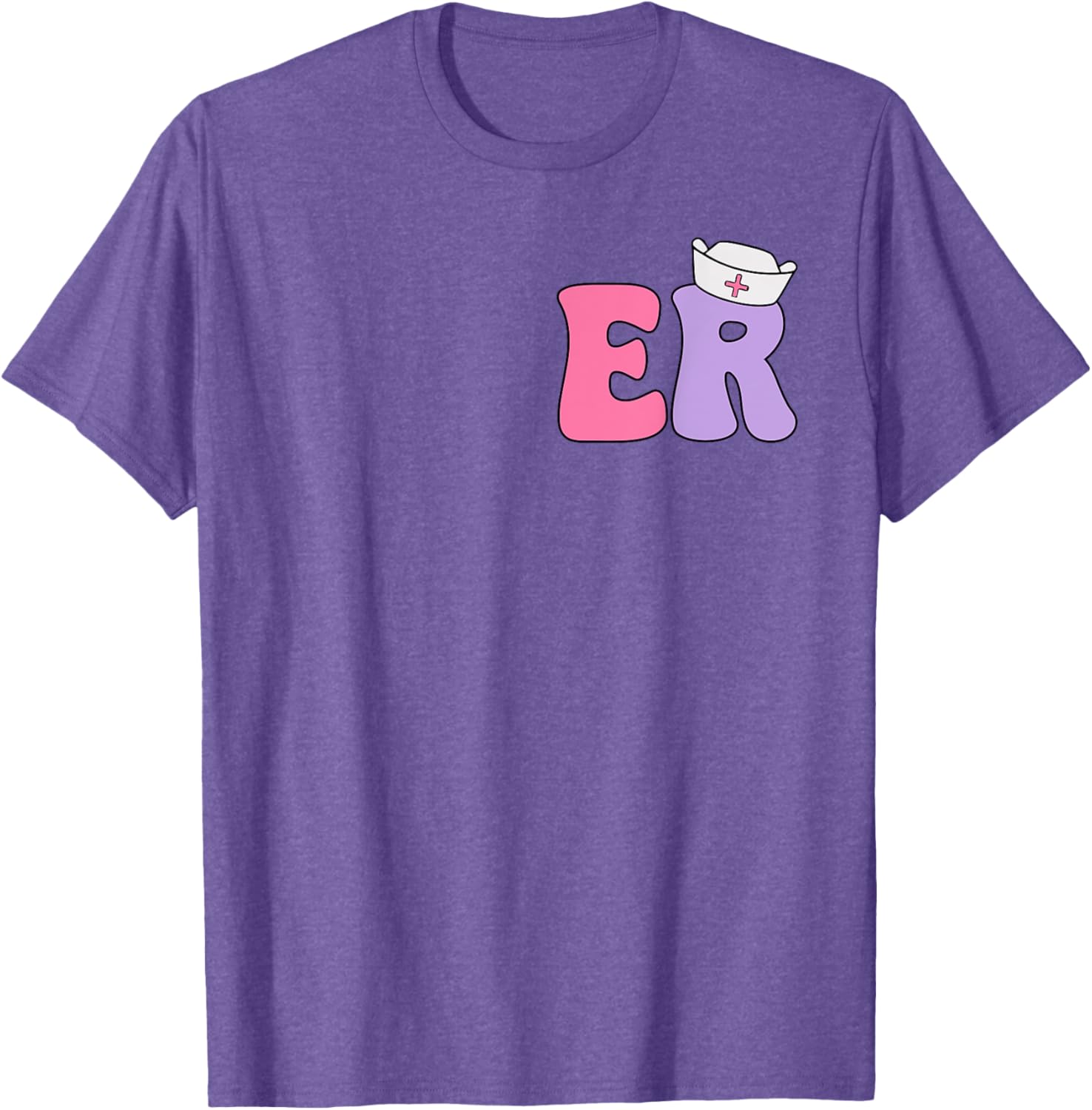 Emergency Nurse T-Shirt for ER Professionals Dual-Sided Design Apparel - 15