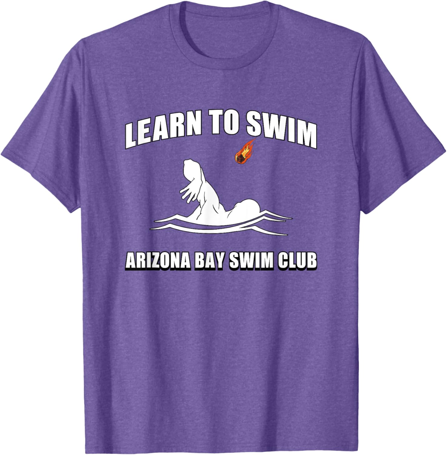 Funny Learn To Swim T-Shirt for Arizona Bay Swim Club Fans - 3