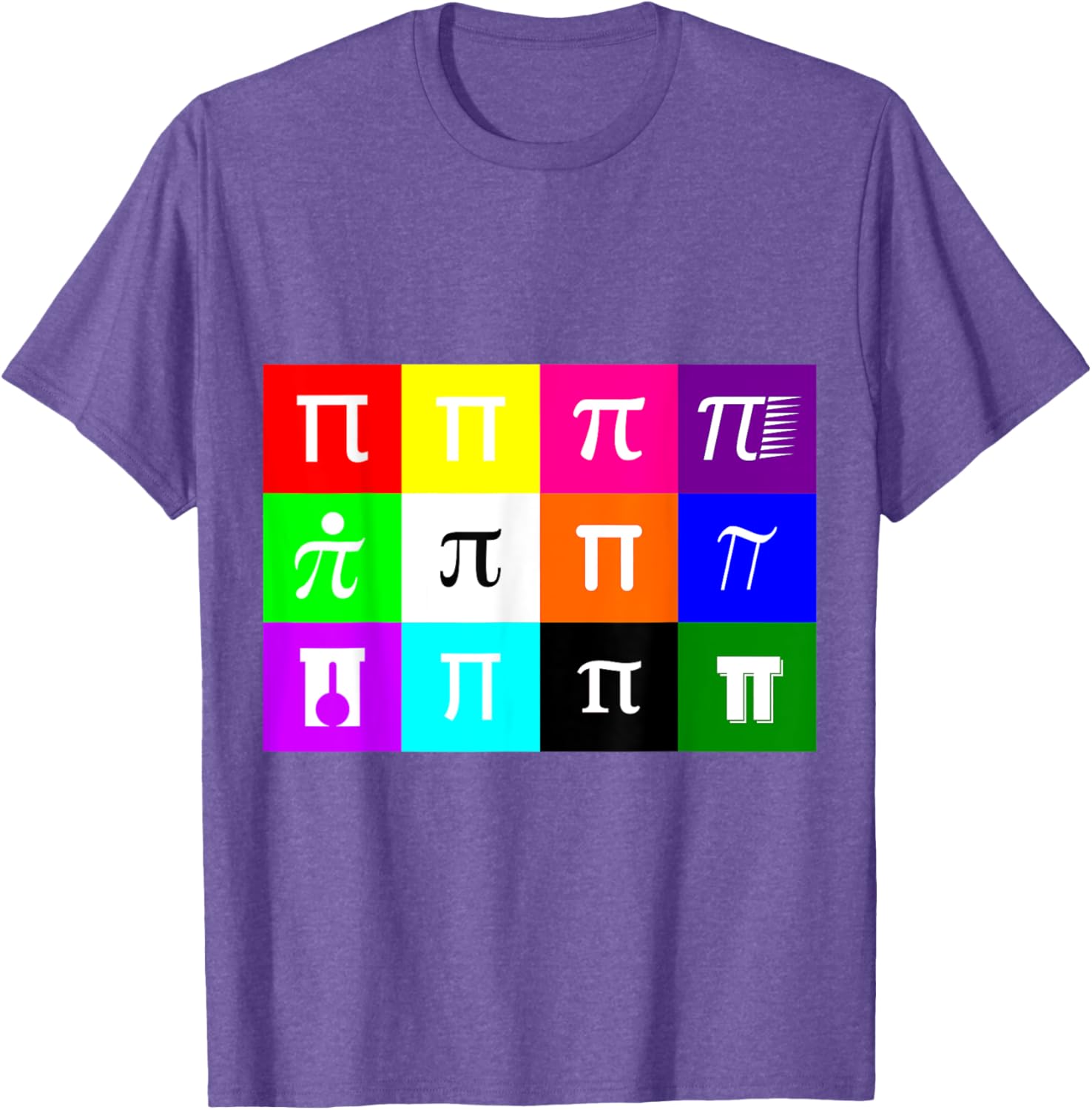 Colorblock Happy Pi Day T-Shirt for Math Geometry Nerds and Geeks - 29