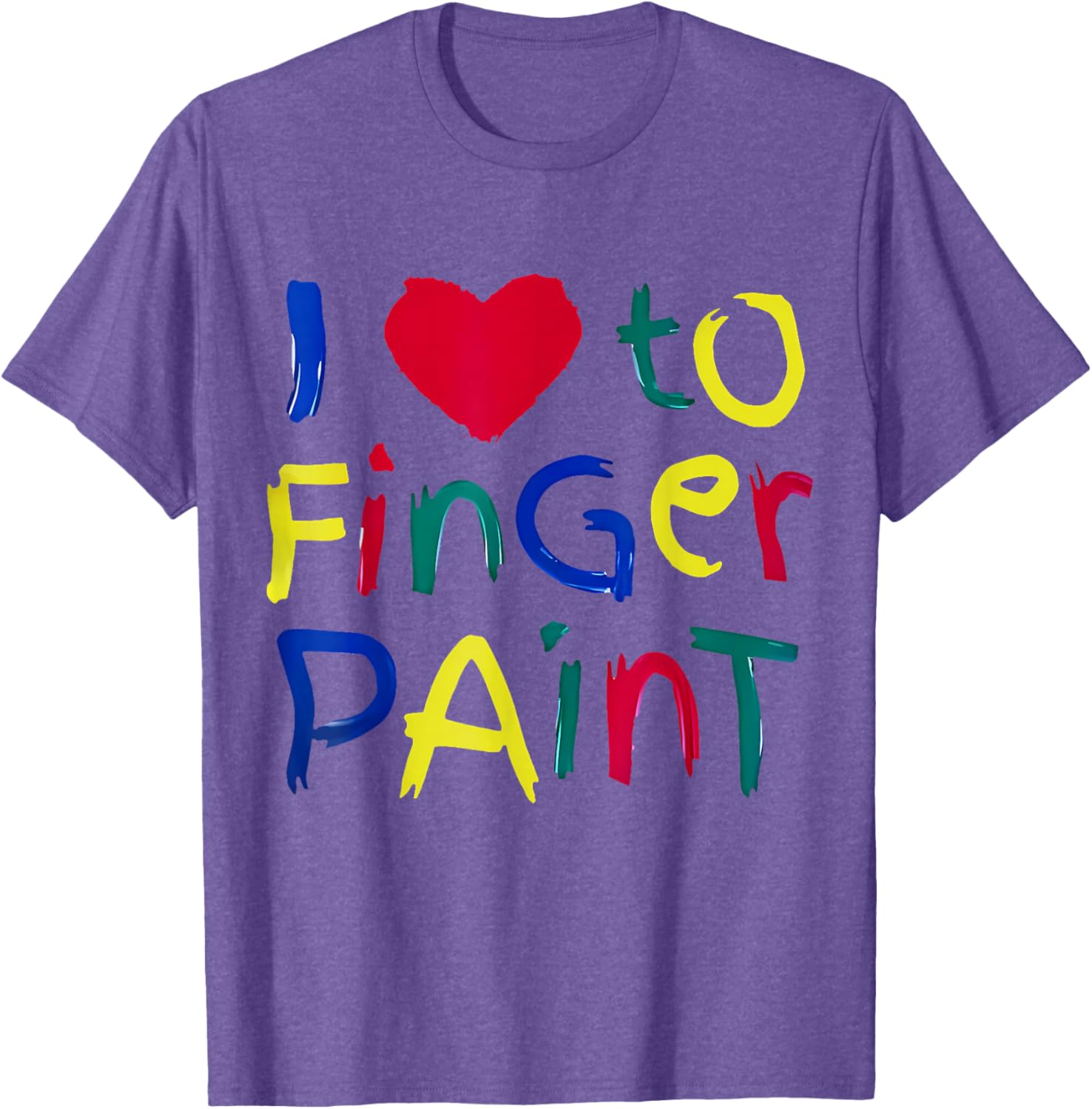 Cute Couple Finger Painting T-Shirt for Artsy Couples and Creative Fun - 14