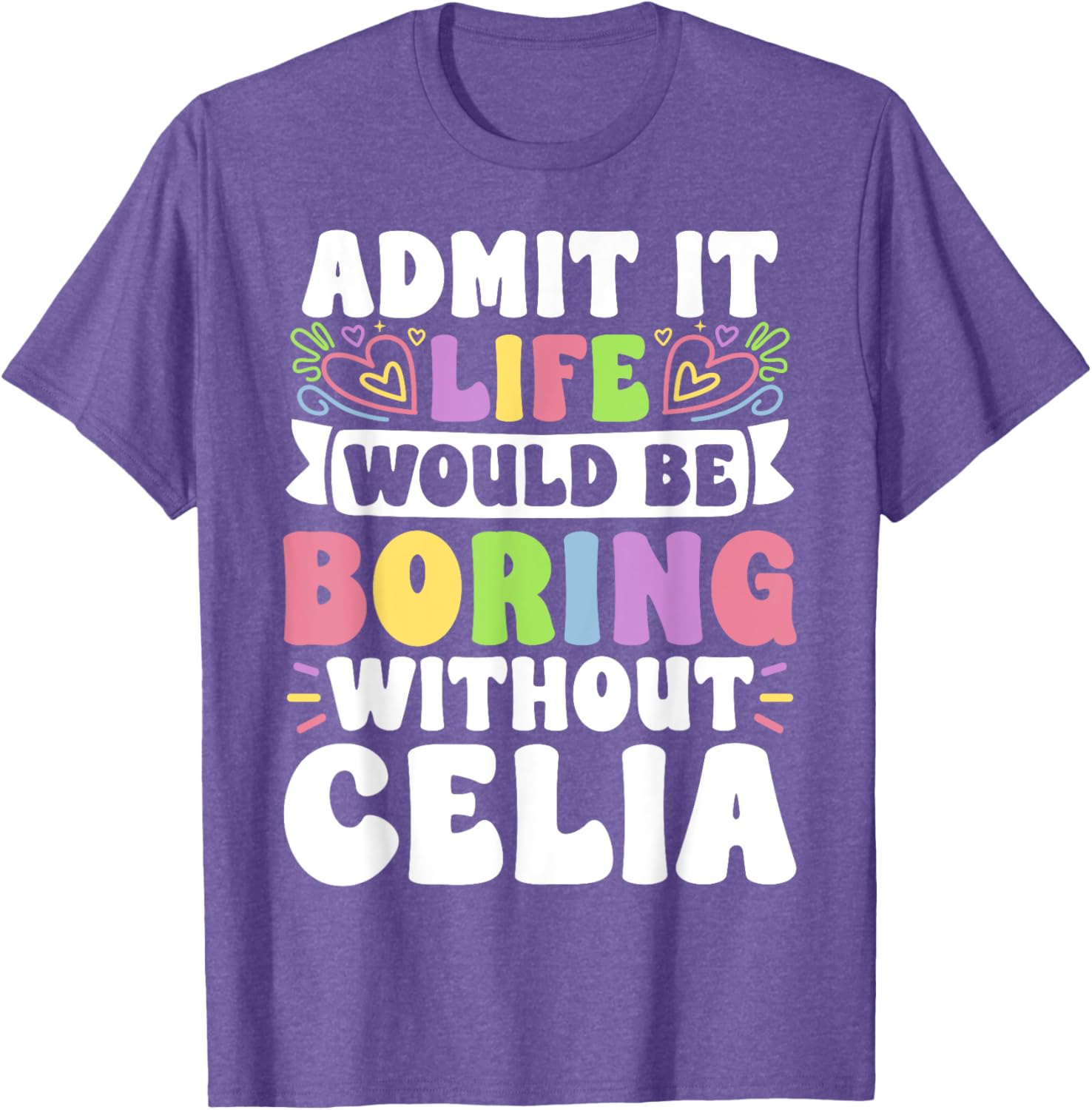 Celia Personalized Funny Family T-Shirt for Unique Style and Comfort - 4