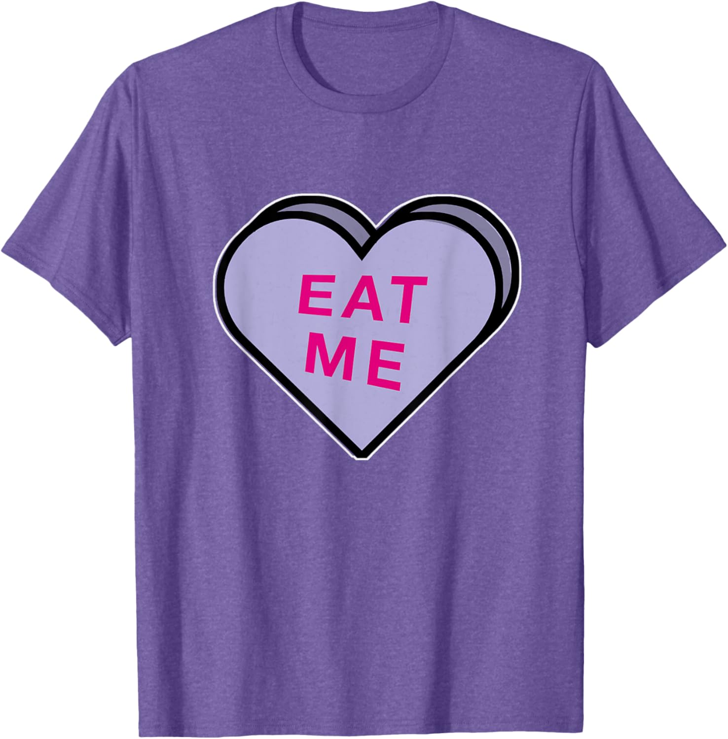 Funny Eat Me Valentine's T-Shirt - Cute Dirty Candy Heart Design - 12