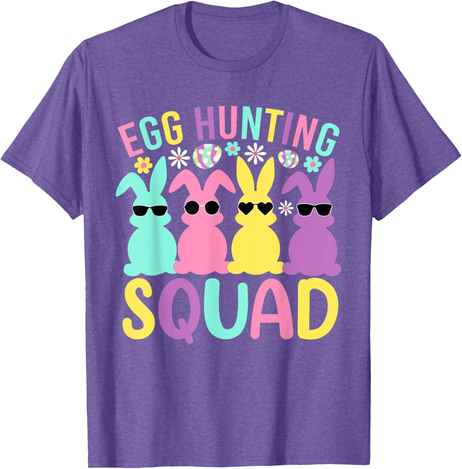 Egg Hunting Squad Family Bunny T-Shirt for Happy Easter Celebrations - 16