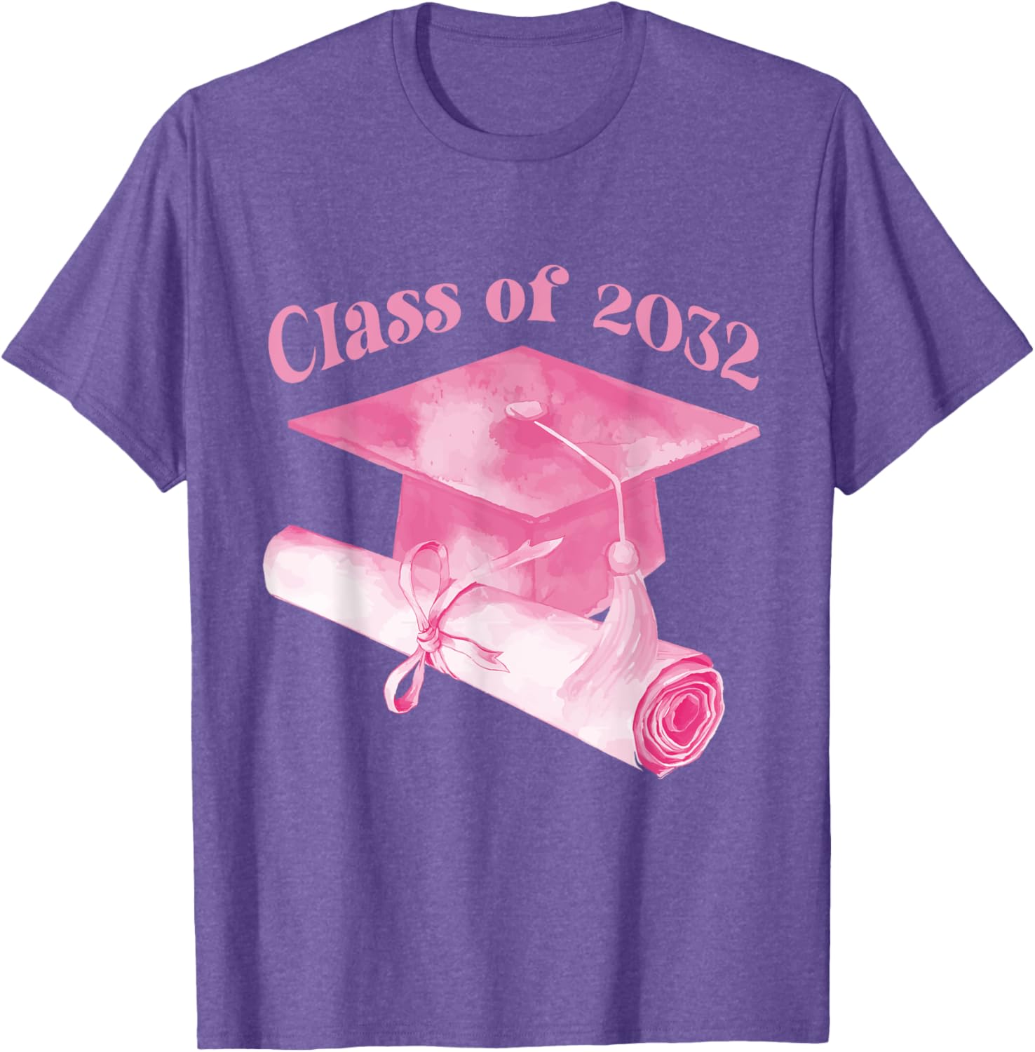 Class of 2032 Graduation Cap T-Shirt for Back to School Fun - 7