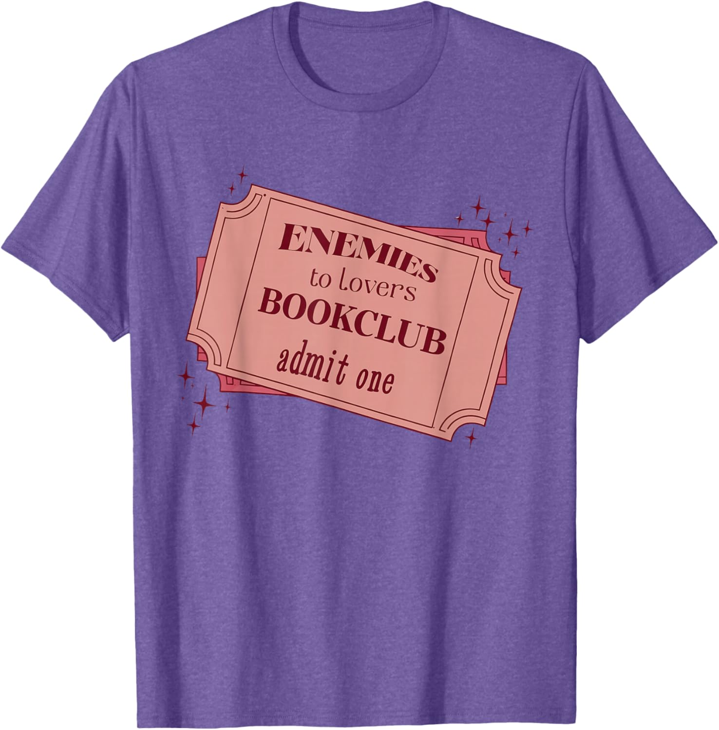 Enemies to Lovers Bookclub Romance Reader T-Shirt for Book Lovers - 4