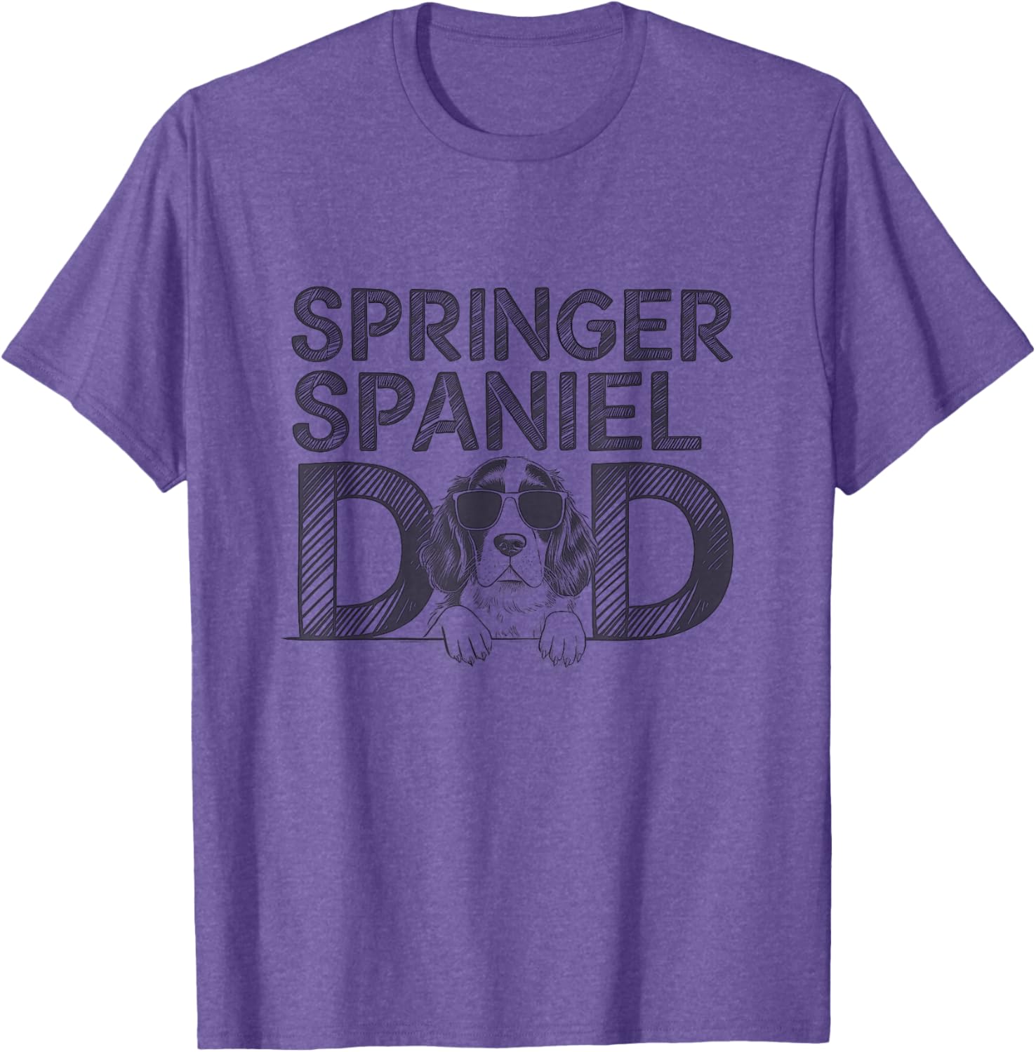 Cute English Springer Spaniel Dad T-Shirt Perfect for Dog Lovers - 3