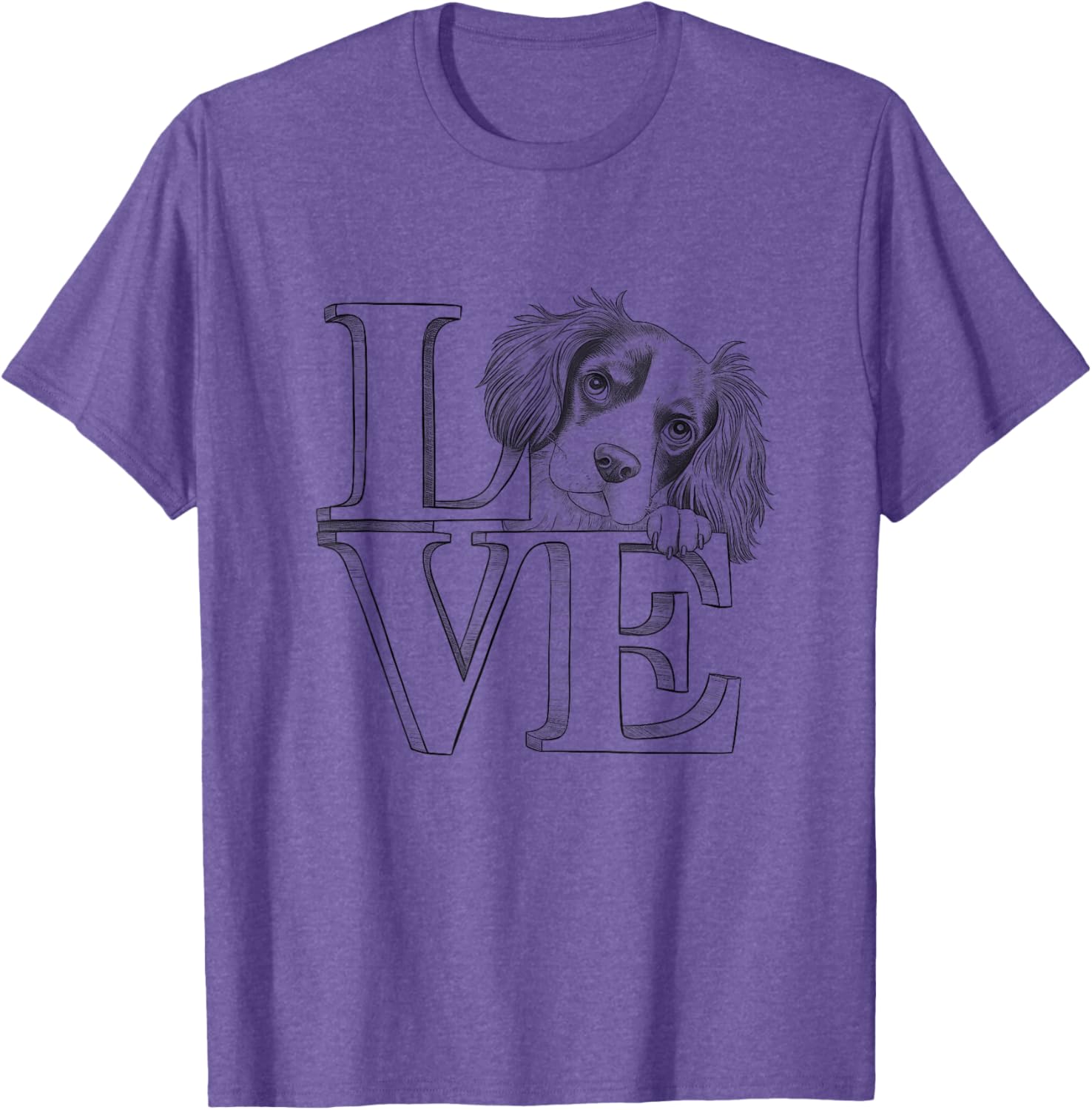Brittany Spaniel Love T-Shirt for Men and Women - Perfect Dog Owner Gift - 10