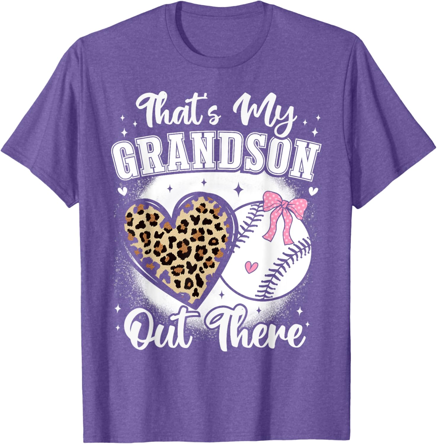 Cheer Grandma Tshirt for Baseball Nana Proud of Her Grandson - 15