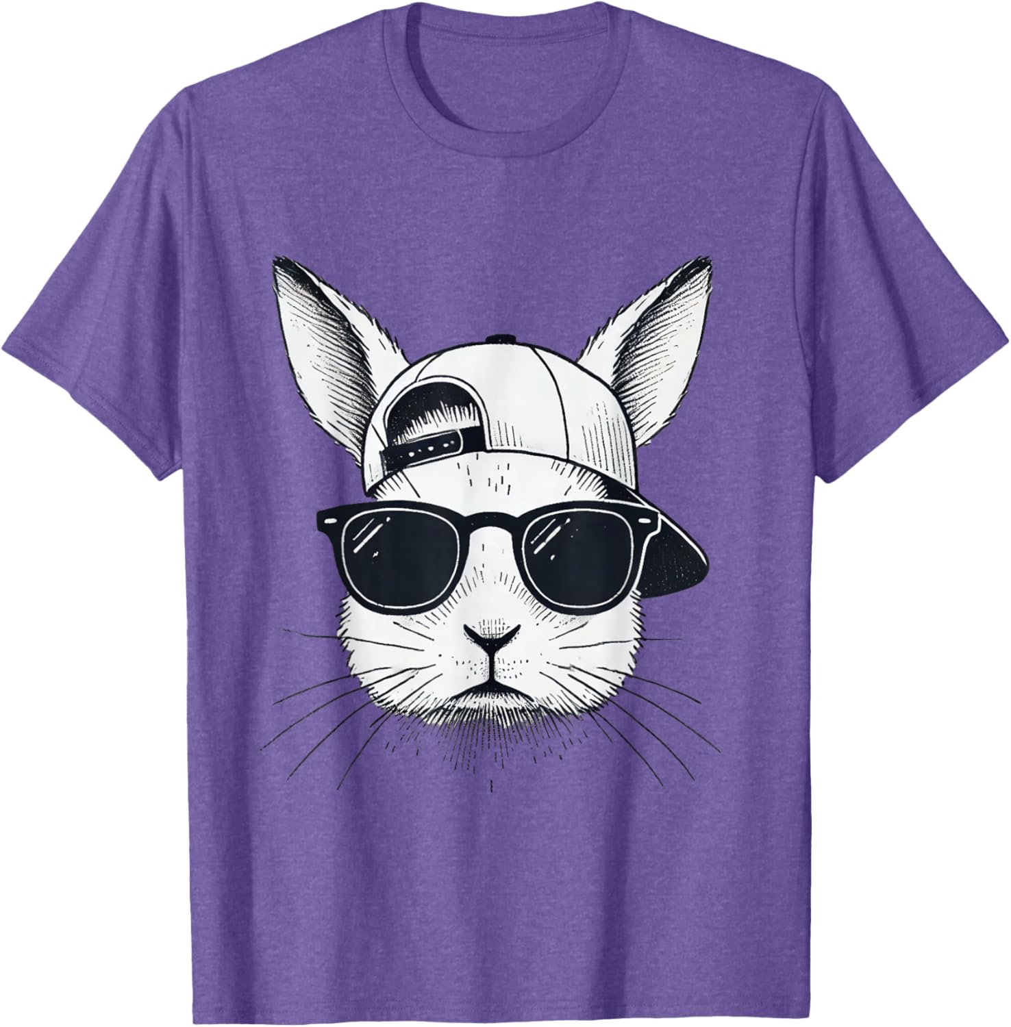 Cool Bunny Face Sunglasses T-Shirt for Easter Fun β Boys, Men, Kids - 20
