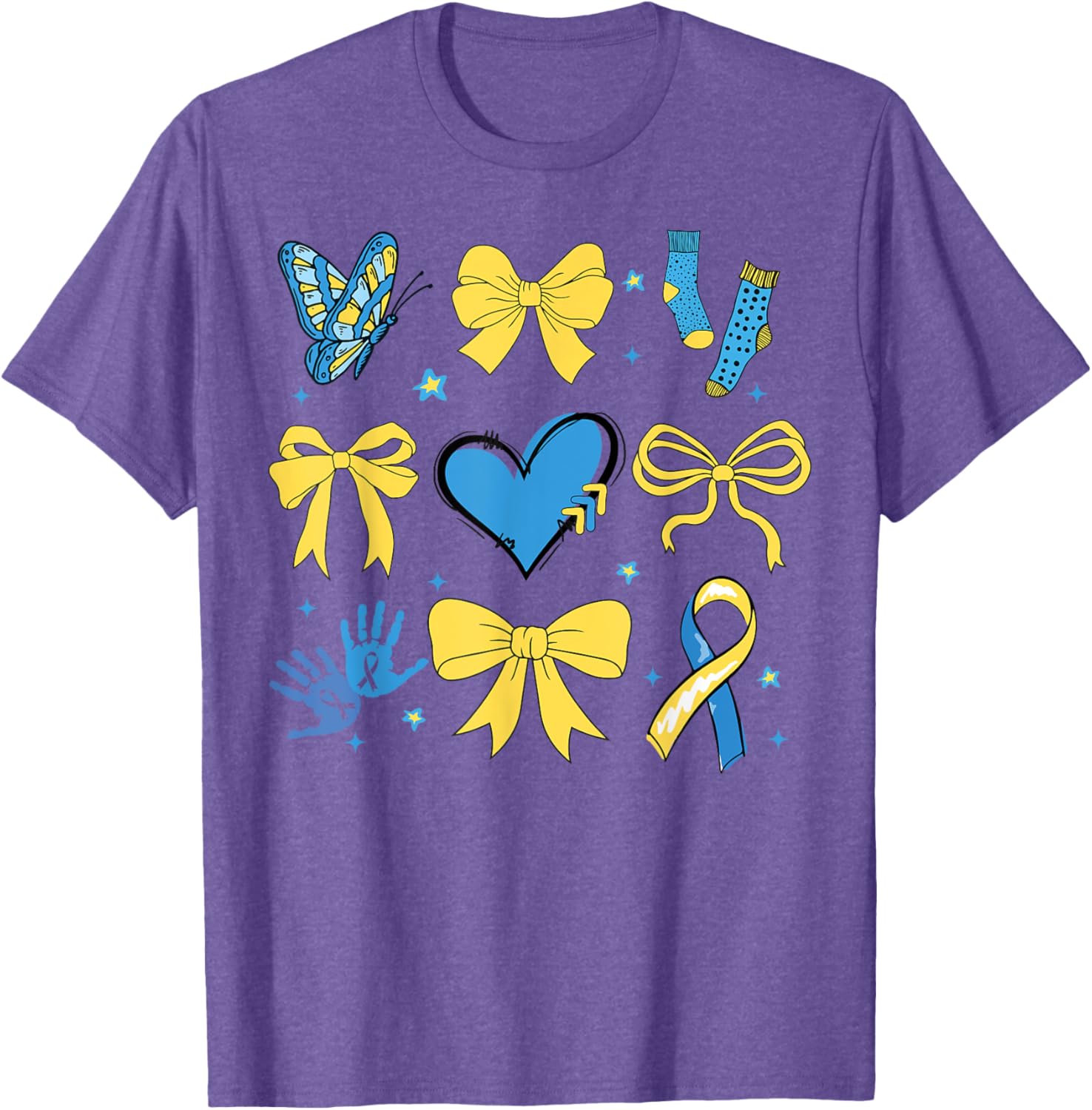 Coquette Bow T-Shirt for Girls - Trisomy 21 Down Syndrome Awareness - 13