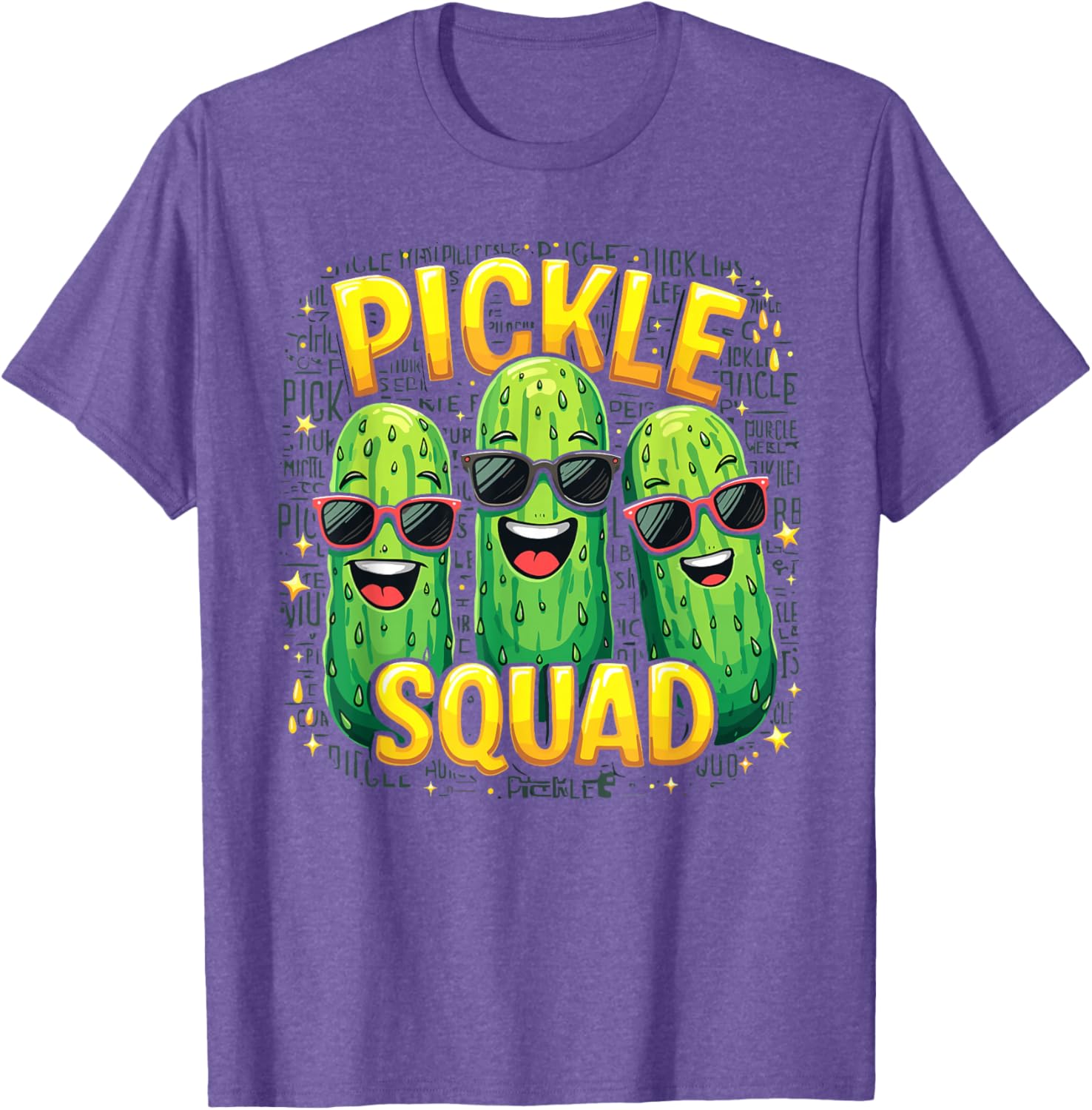 Cute Pickle Squad Shirt Fun Cucumber Jar T-Shirt for Pickle Lovers - 16