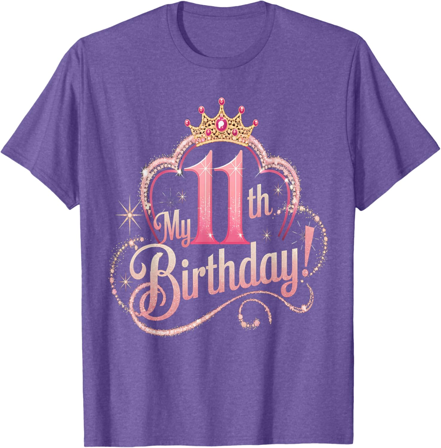 Cute 11th Birthday Shirt for Girls - Fun T-Shirt for Turning 11 - 12
