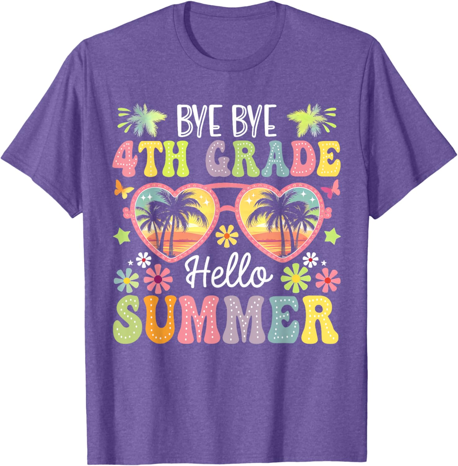 Goodbye 4th Grade Hello Summer Kids T-Shirt for Boys - Fun Last Day Style - 7