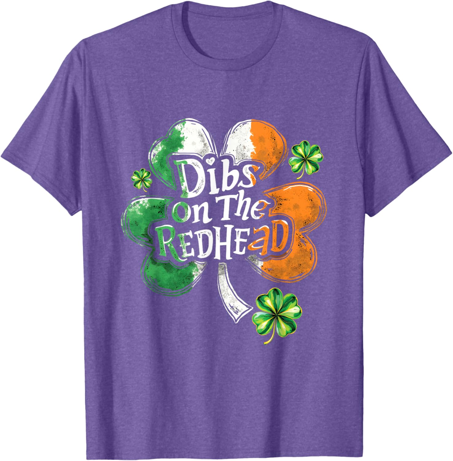 Dibs on the Redhead St Patrick's Shamrock T-Shirt for Irish Pride - 1