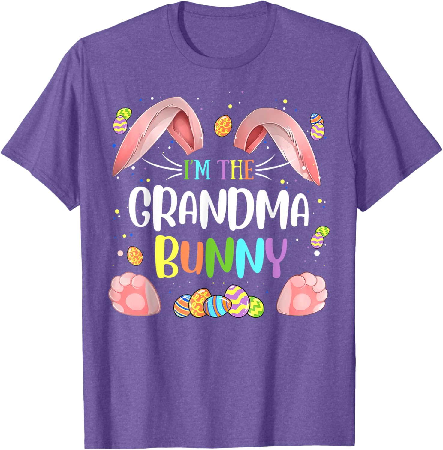 Cute Grandma Bunny Matching Family Easter T-Shirt for Holiday Fun - 18