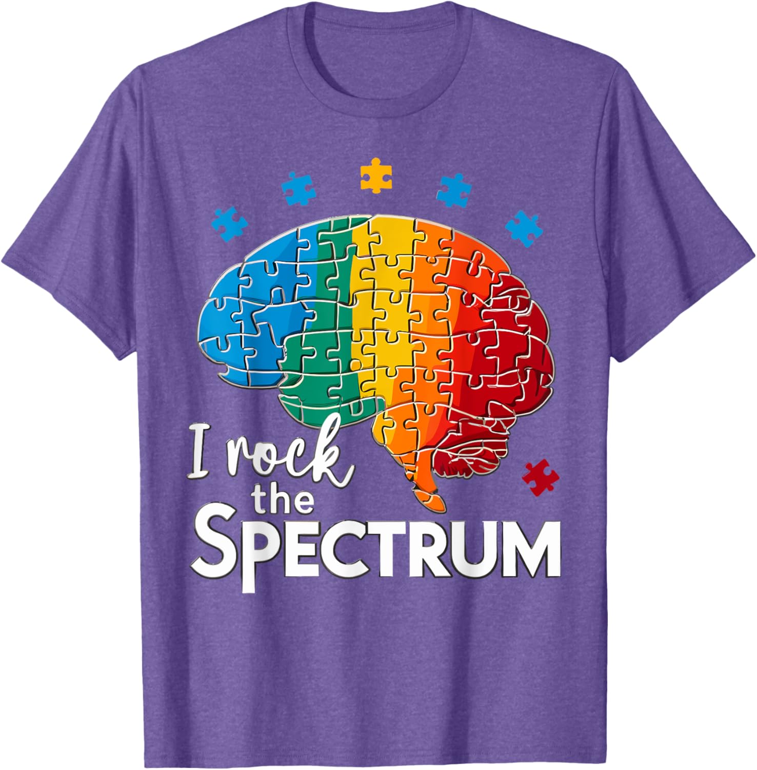 Cute Autism Awareness T-Shirt for Toddlers I Rock The Spectrum Design - 10