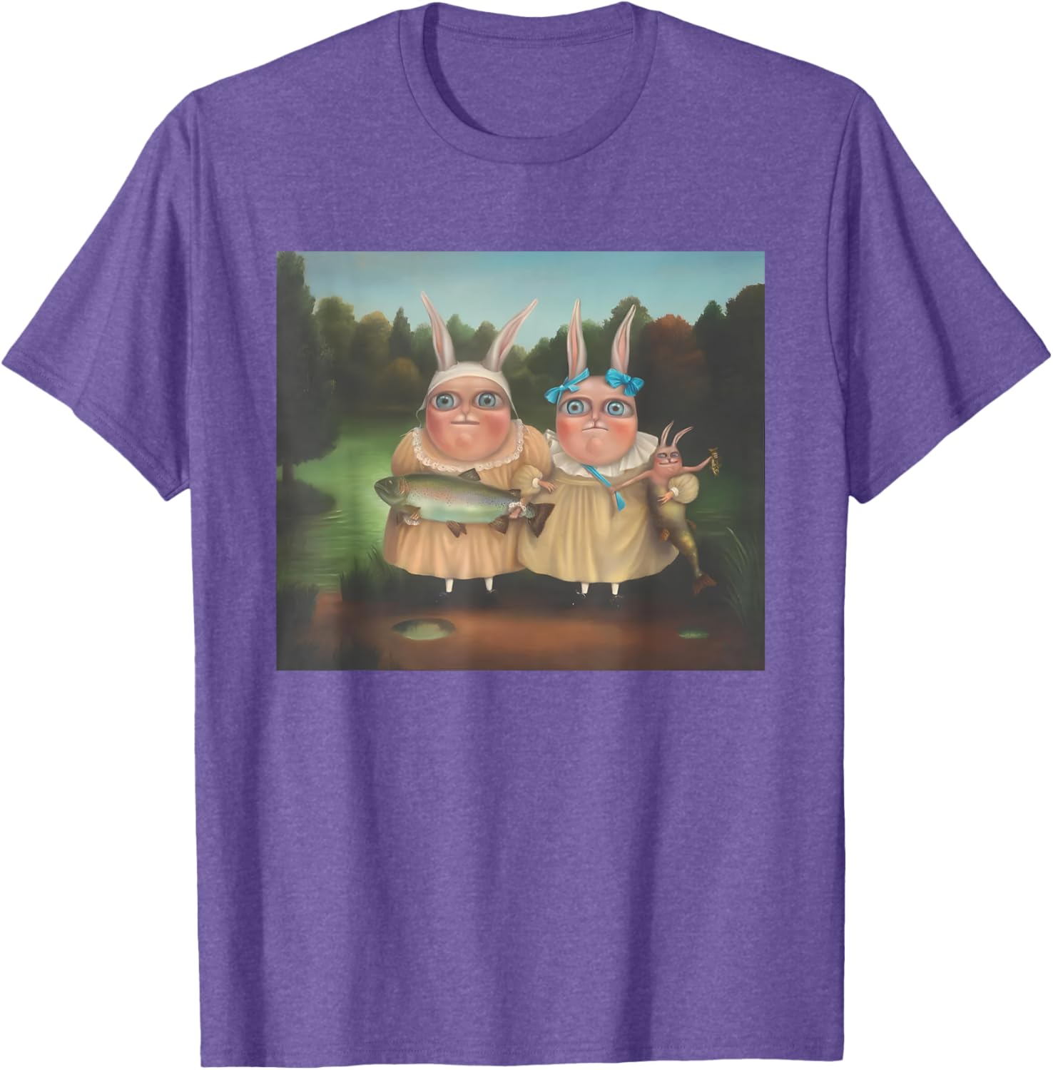 Cute Easter Bunny T-Shirt for Rabbit Lovers by Irena Aizen - 5