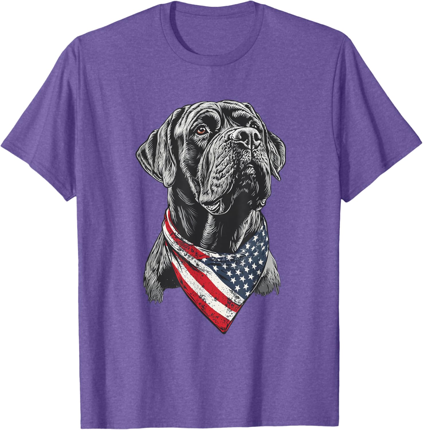 English Mastiff American Flag T-Shirt for Dog Lovers and Patriotism - 10