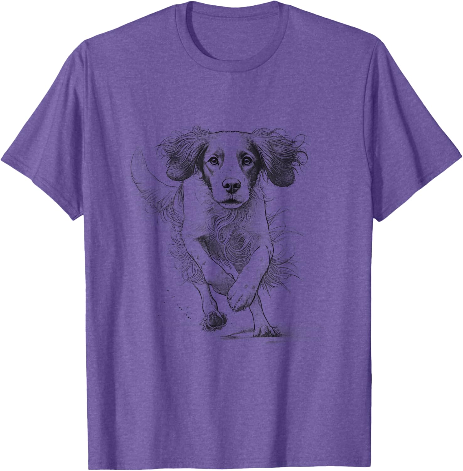 Brittany Spaniel Running T-Shirt for Dog Lovers - Unisex Design - 8